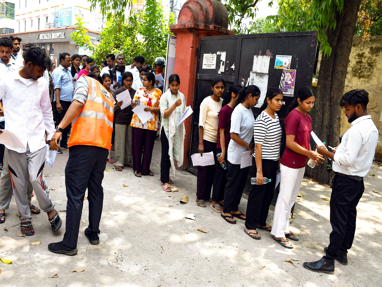 NEET-UG aspirants appearing for exam (File photo/ANI)