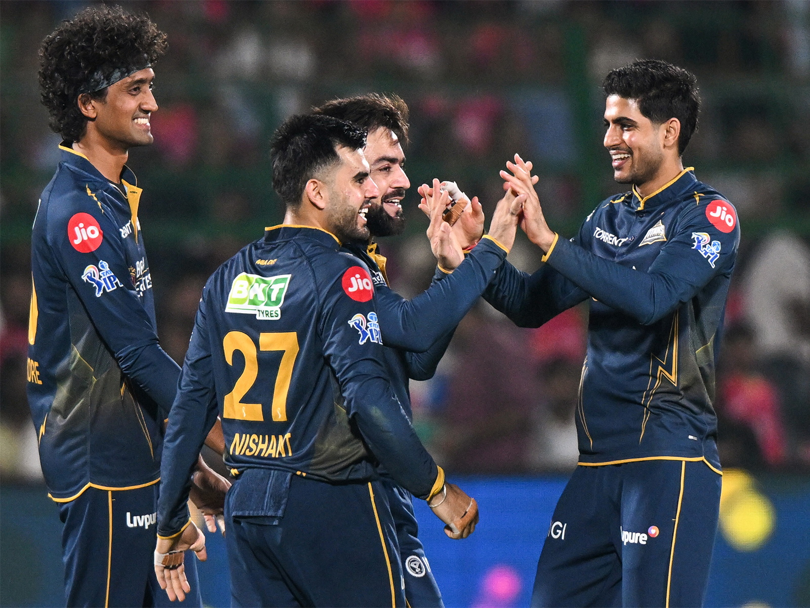 Gujarat Titans players (Photo: ANI)