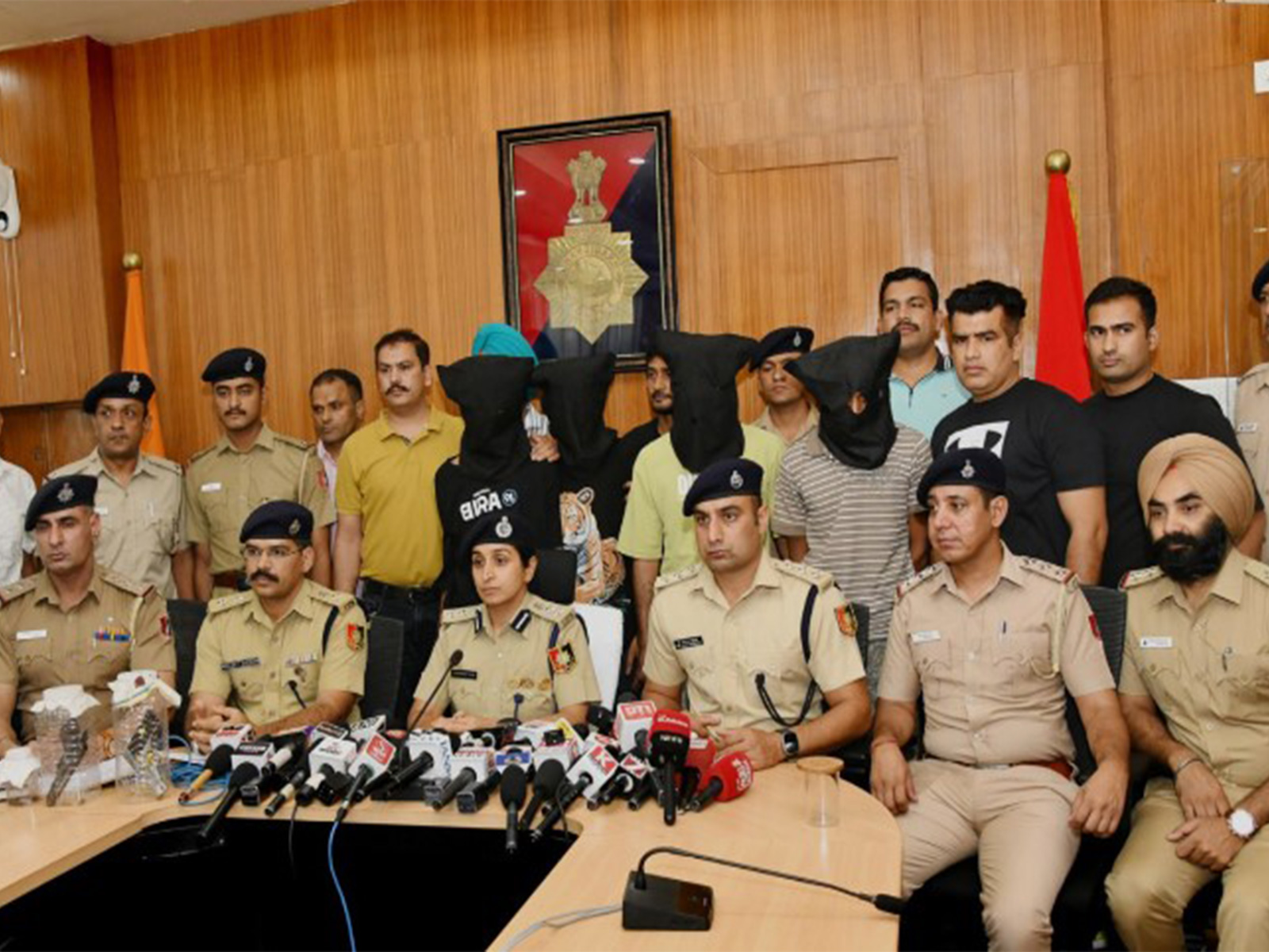 Chandigarh Police arrested four key accused in Panjab University firing case (Photo/ANI)