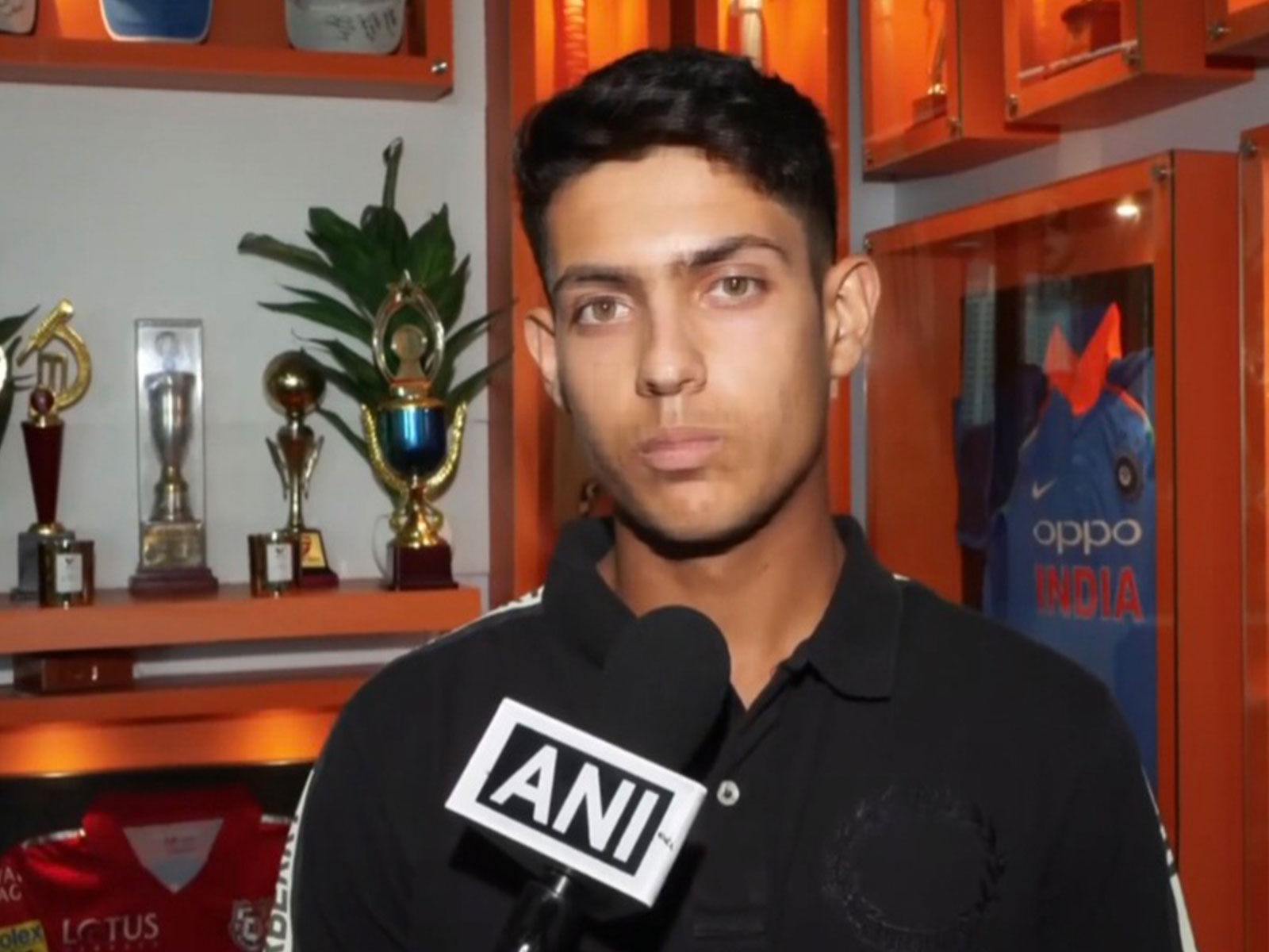 Rising Haryana cricketer Abhiraj Vashist. (Photo: ANI)