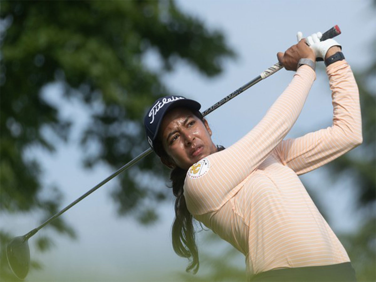 Avani Prashanth in action during Hulencourt Women's Open (Photo: LET)