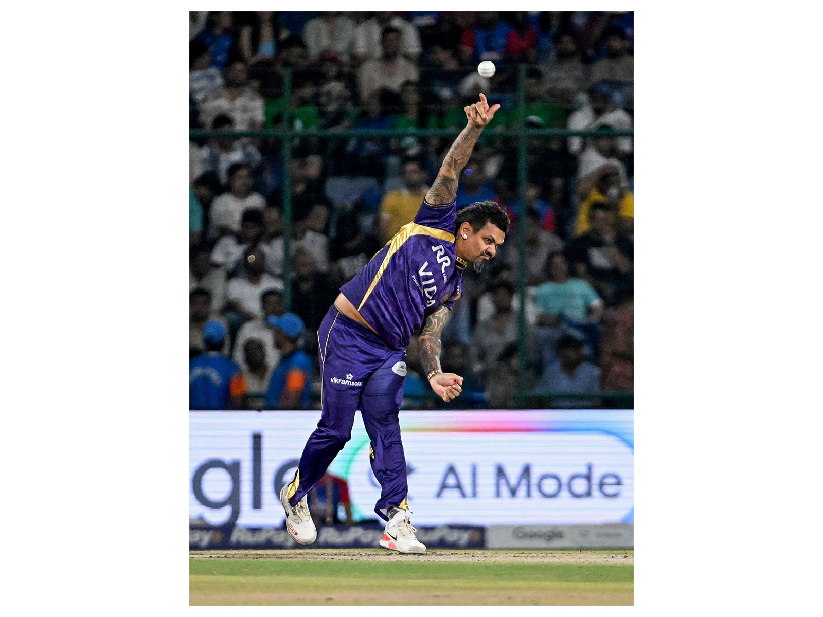 Kolkata Knight Riders' Sunil Narine. (Photo/ANI)