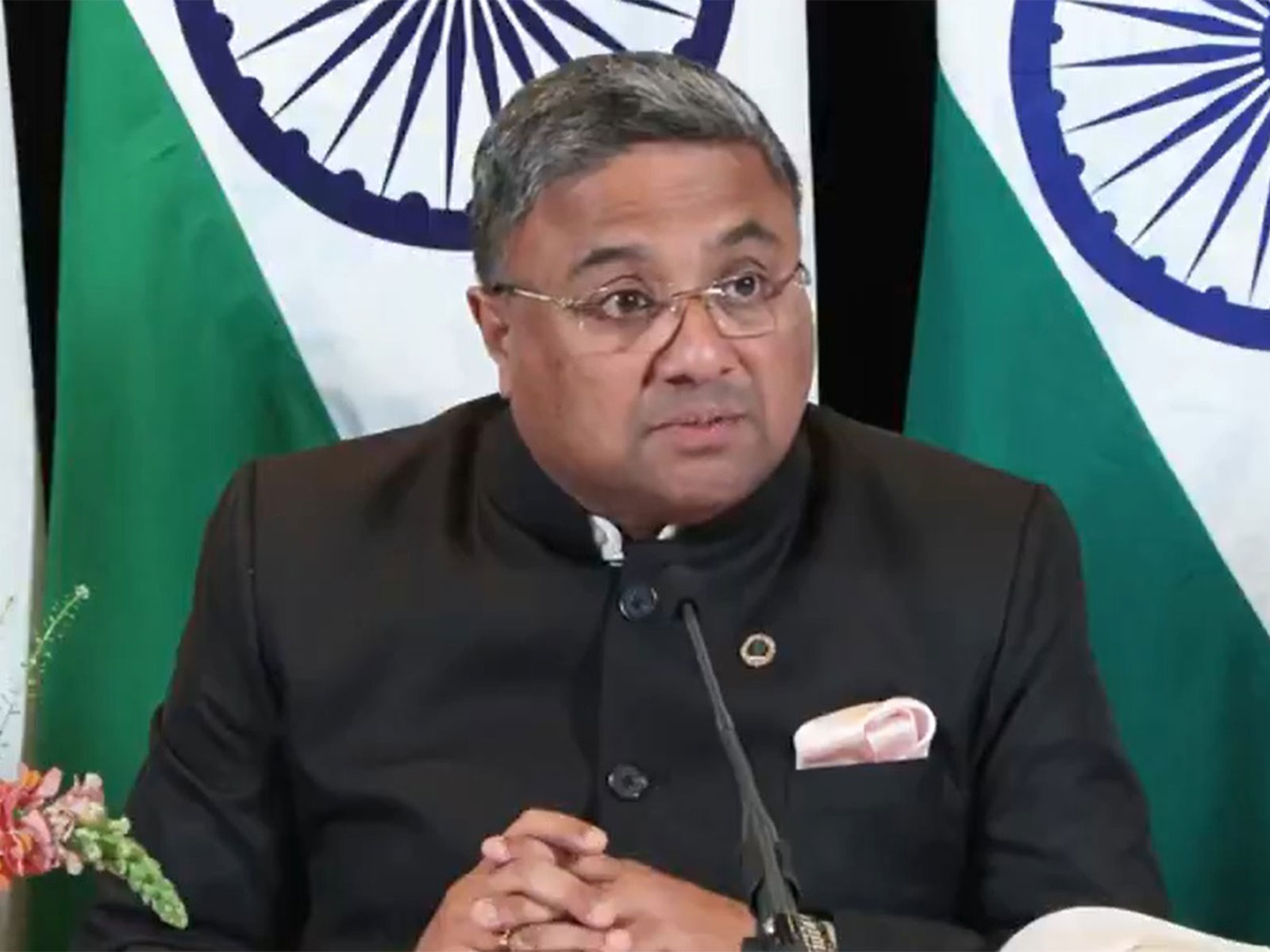 MEA Secretary West Sibi George (Photo/ANI)