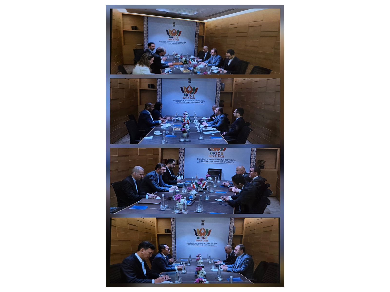 Meeting of BRICS national coordinators (Photo: X@Gharibabadi)