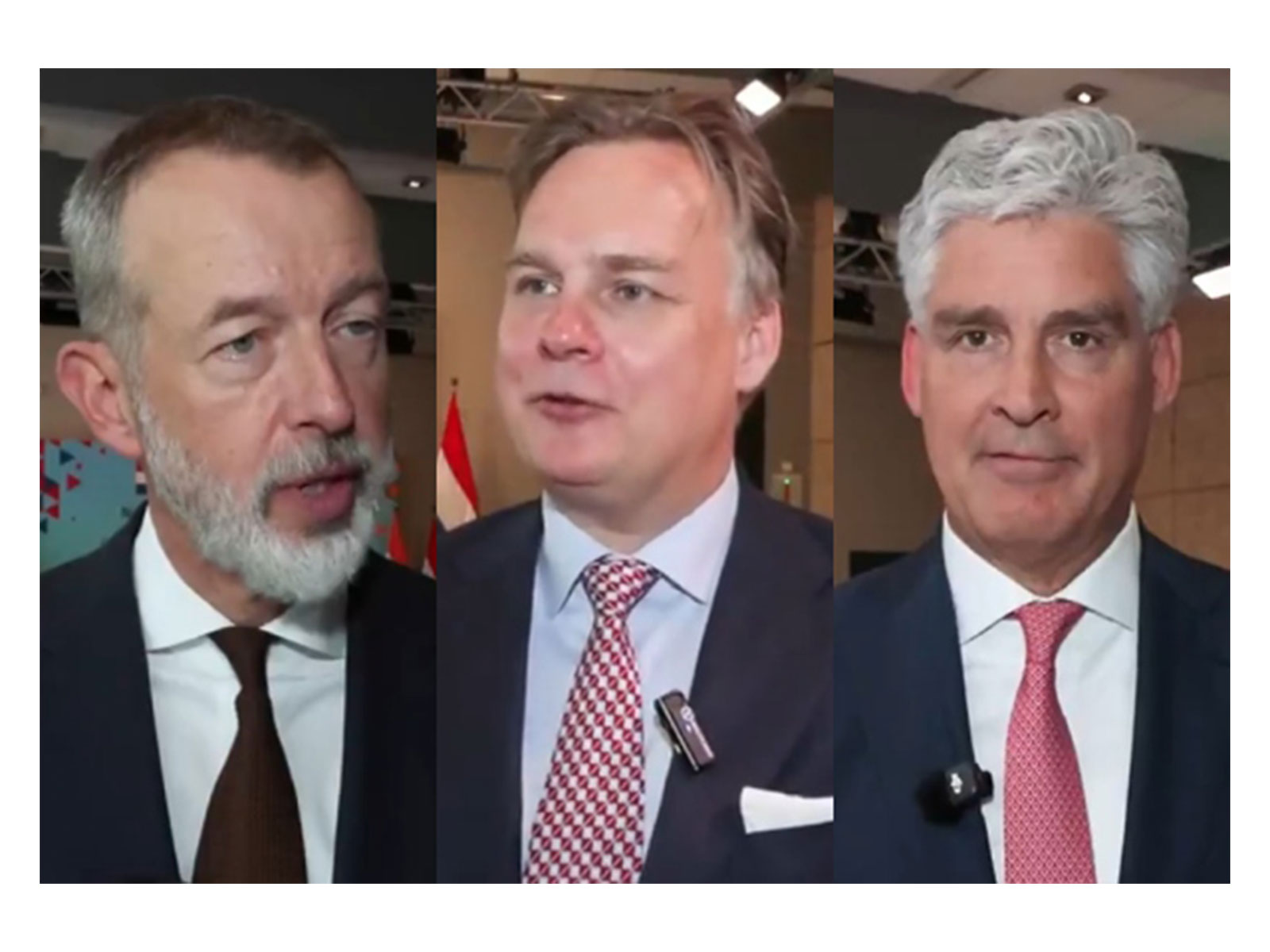Visuals of various Dutch business leaders who took part in CEO roundtable and interacted with PM Modi (Photo/DD) 