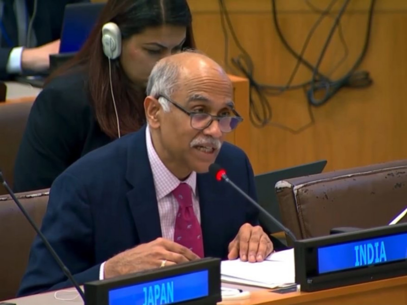 India's Permanent Representative to the United Nations Parvathaneni Harish (Photo/@AmbHarishP/X) 