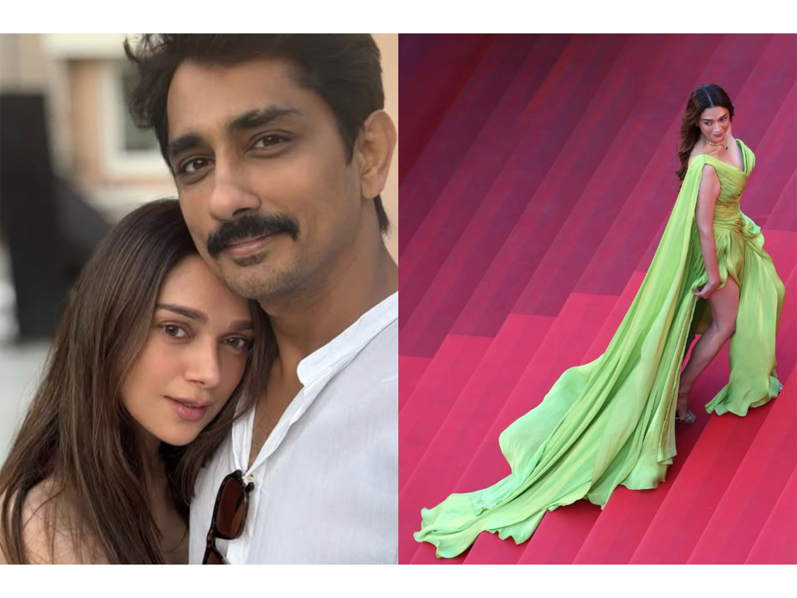 Aditi Rao Hydari, Siddharth (Photo/instagram/@aditiraohydari)