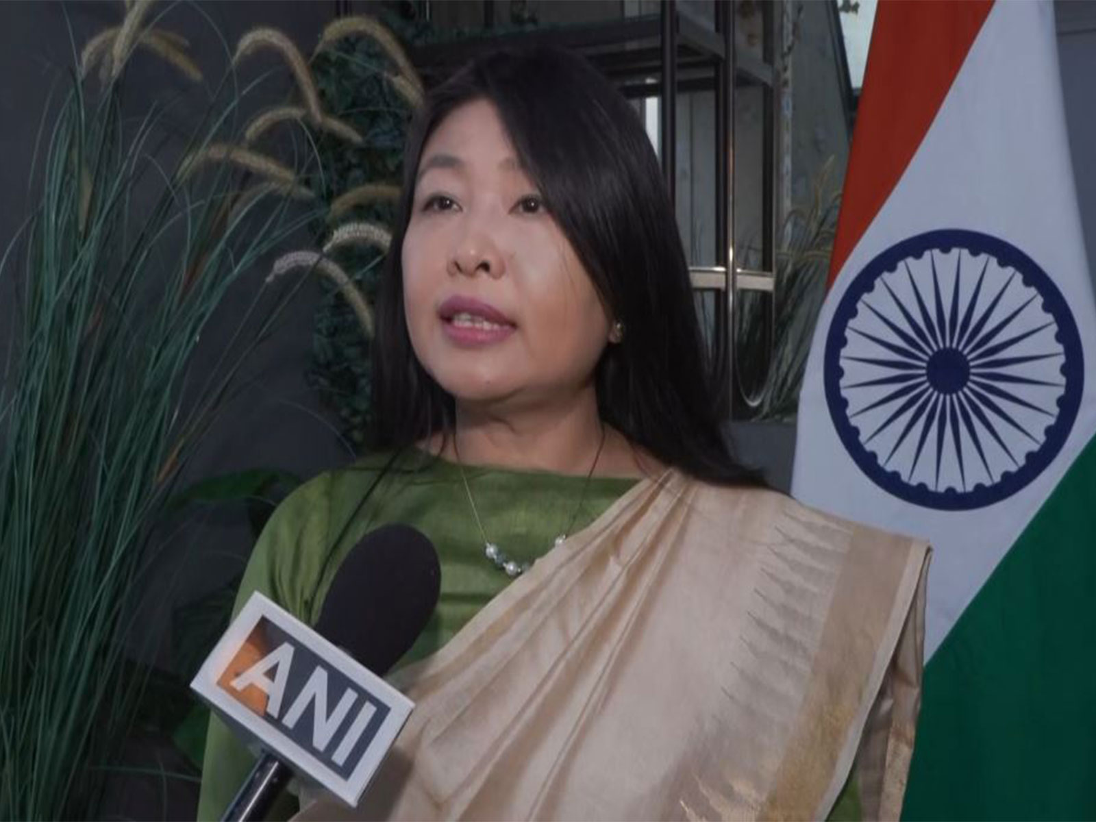 Indian Ambassador to Norway, Gloria Gangte (Photo/ANI)