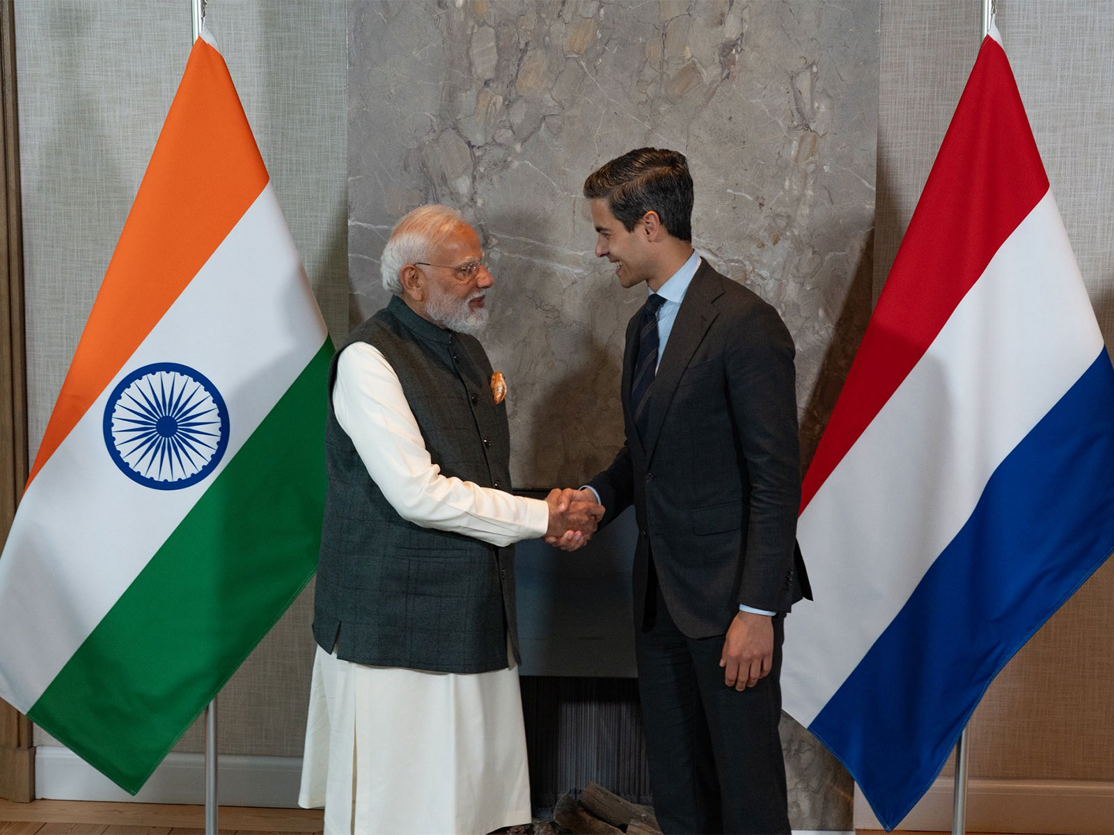 Prime Minister Narendra Modi and Dutch PM Rob Jetten (Photo/@MinPres/X)