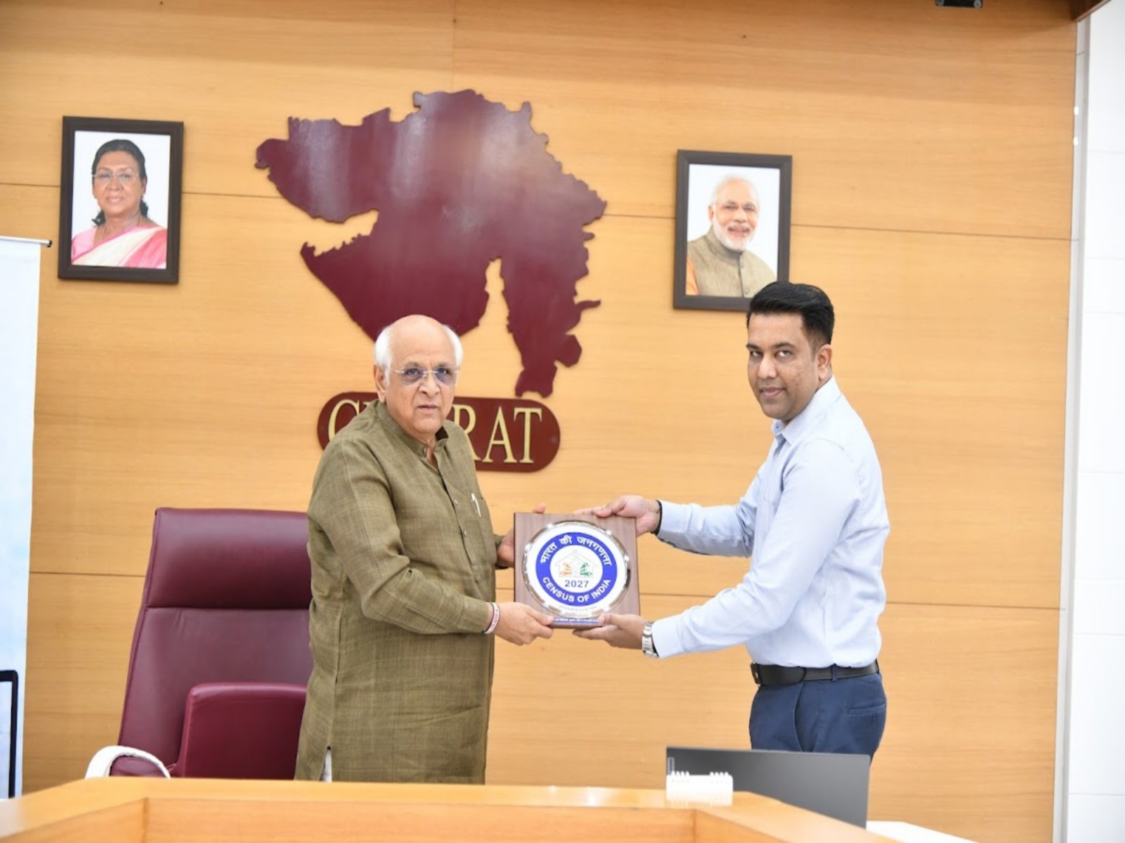 Gujarat Chief Minister Bhupendra Patel launches self-enumeration process for Census 2027 (Photo/GujaratCMO)