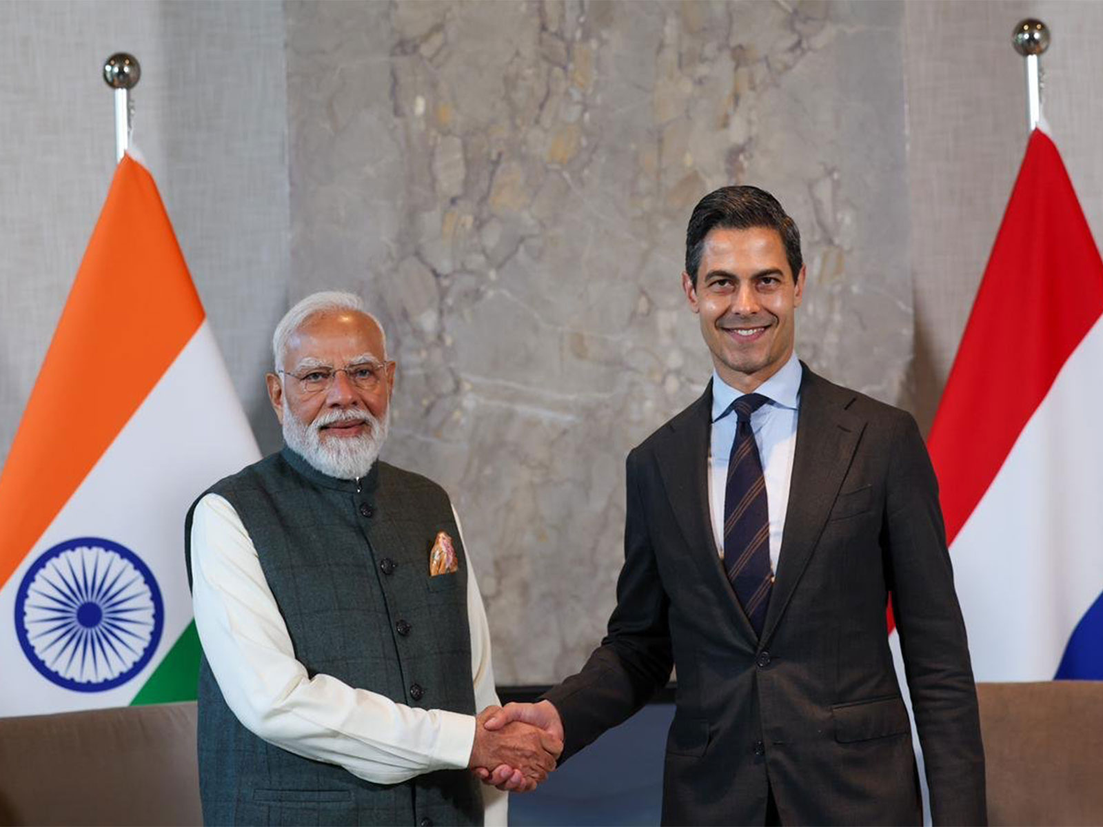 PM Modi and Dutch PM Rob Jetten (Photo/X@narendramodi)