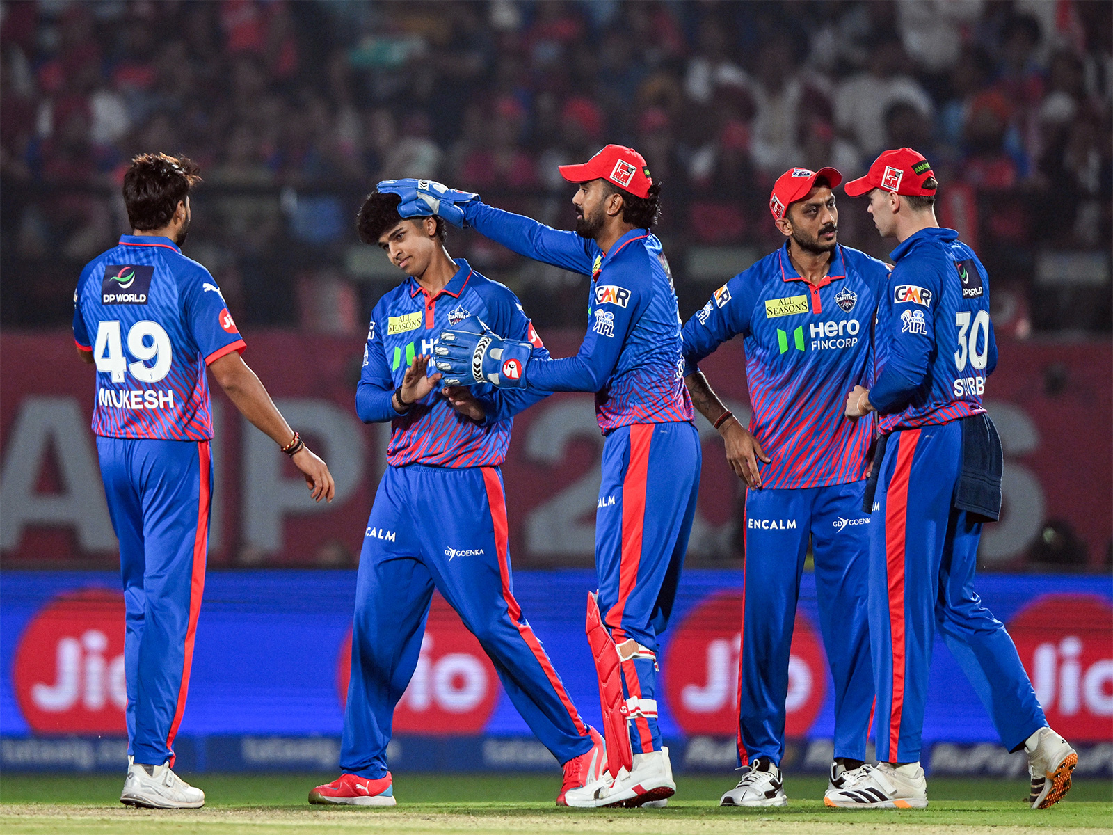Delhi Capitals players (Photo: ANI)