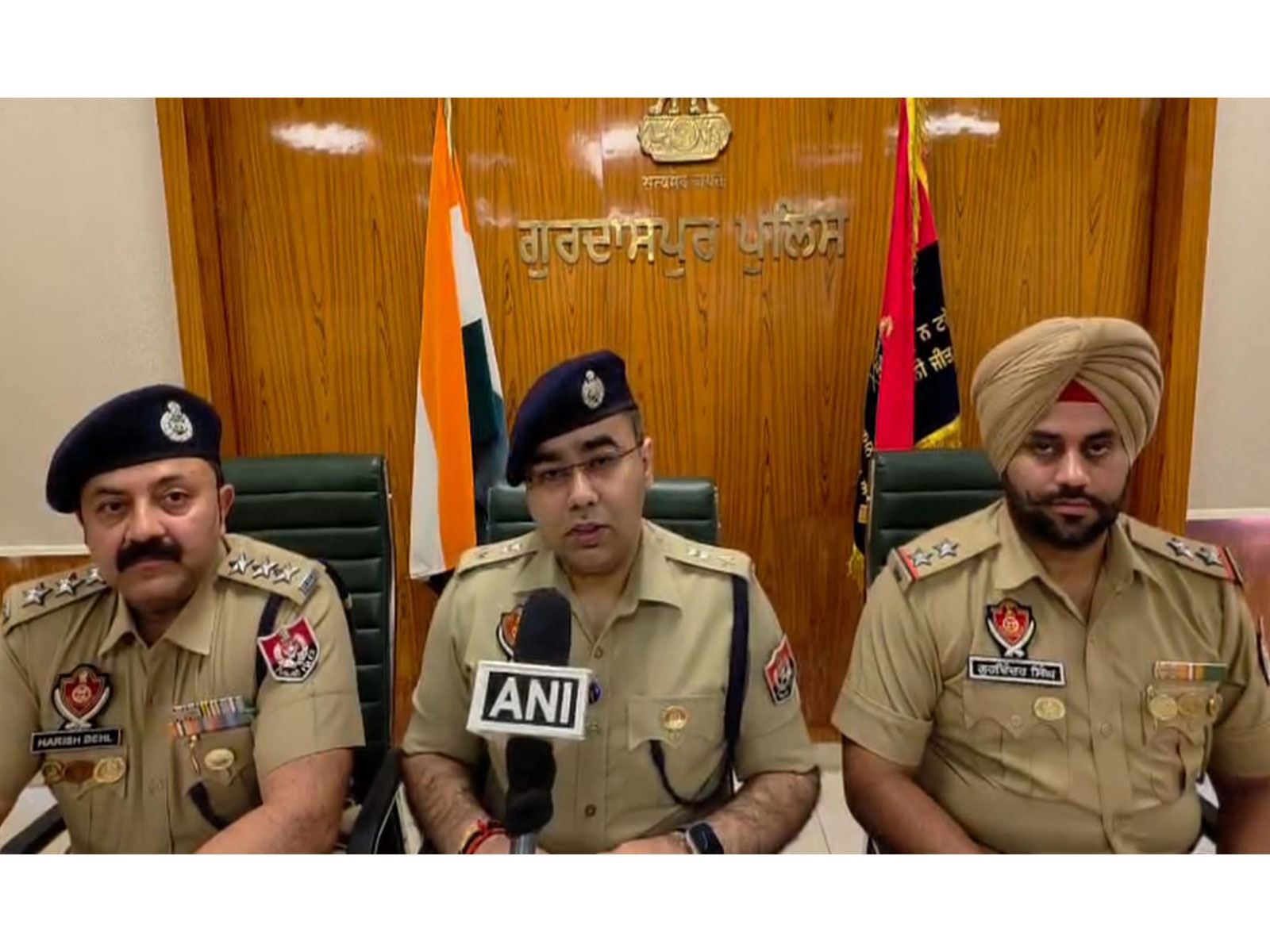 Punjab's Gurdaspur SSP Aditya (Photo/ANI)