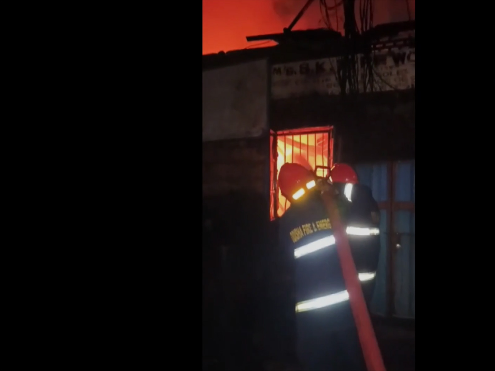 Visual of the spot (Photo/ Odisha Fire Department)