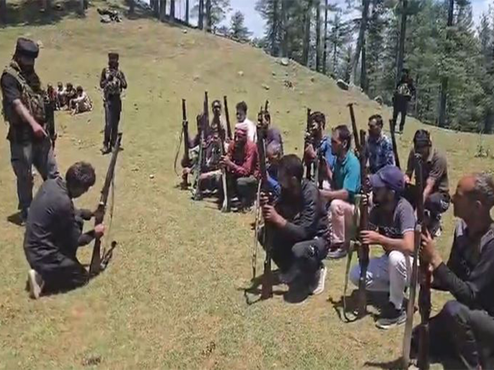 Indian Army organised a comprehensive training capsule for Village Defence Groups (Photo/ANI)