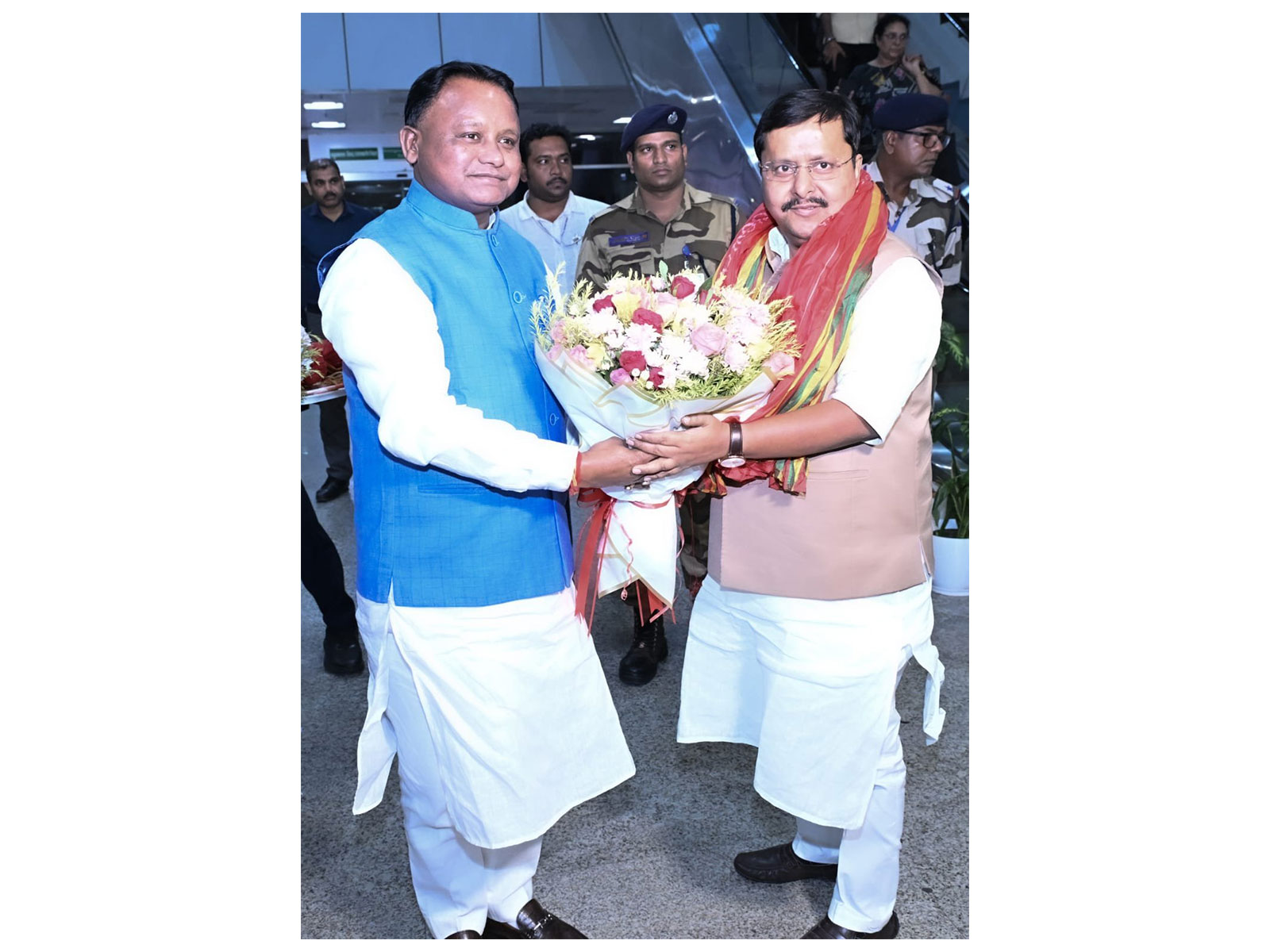 BJP national president Nitin Nabin and Odisha Chief Minister Mohan Charan Majhi (Photo/BJP)