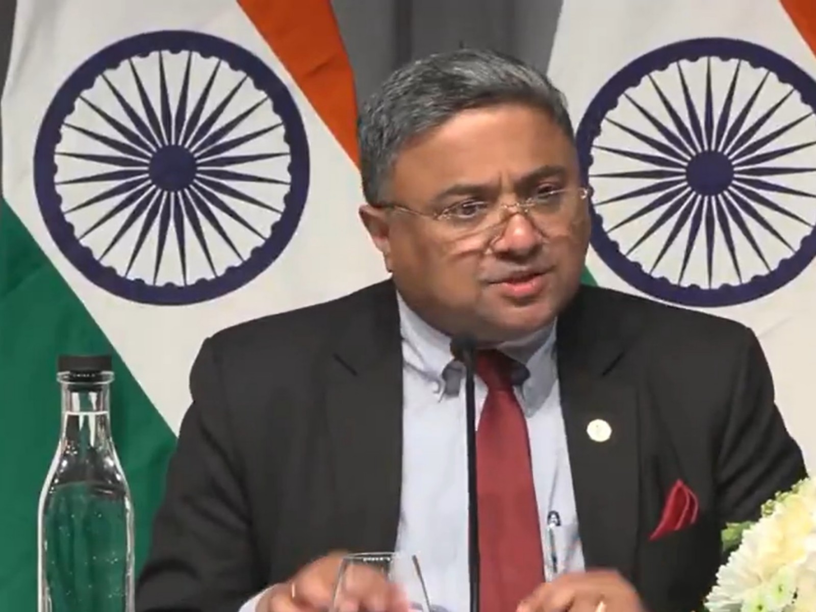MEA Secretary West Sibi George (Photo/ANI) 