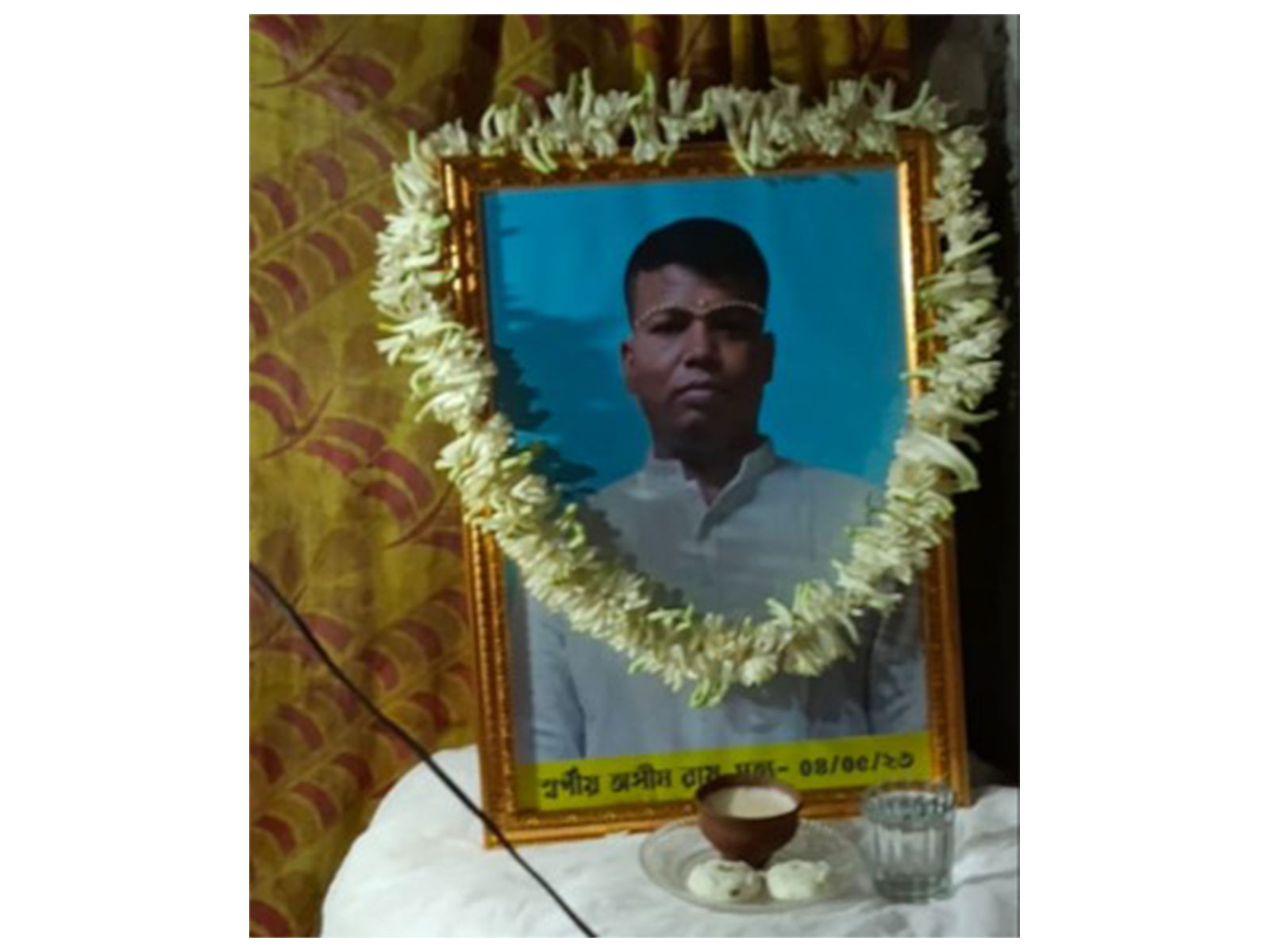 TMC worker Asim Roy (Photo/x/@AITCofficial)
