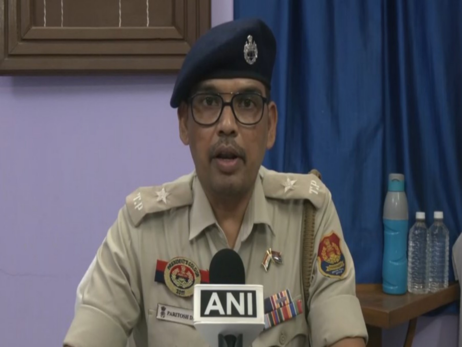 Officer-in-Charge of Amtali Police Station, Inspector Paritosh Das (Photo/ANI)