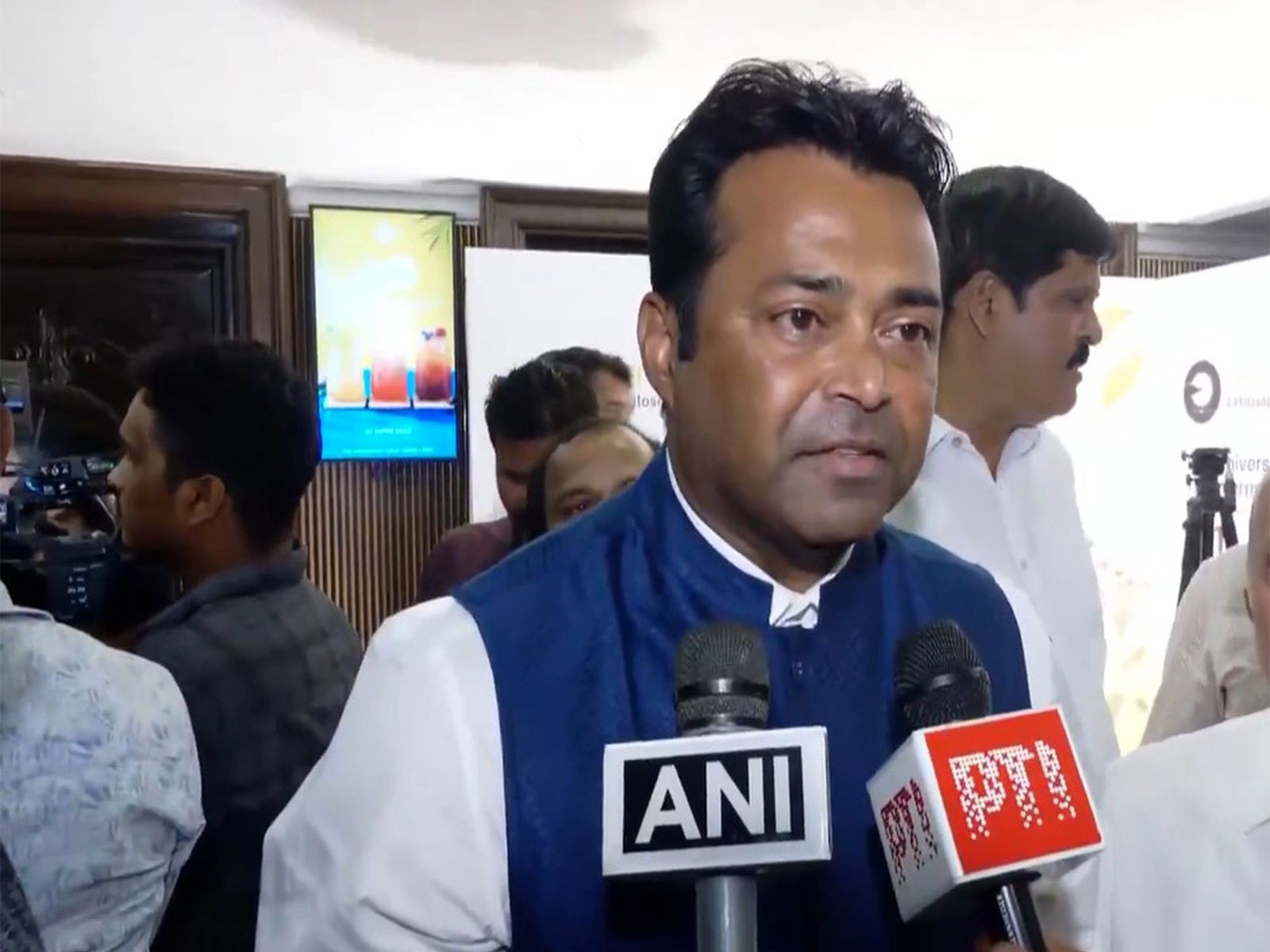 Former Indian tennis player and BJP leader Leander Paes (Photo/ANI)
