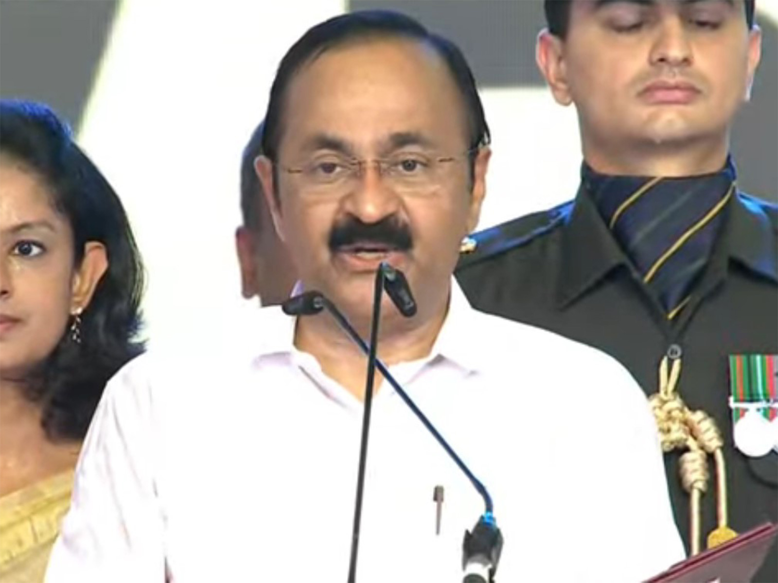 VD Satheesan takes oath as Keralam Chief Minister (Photo/ANI)
