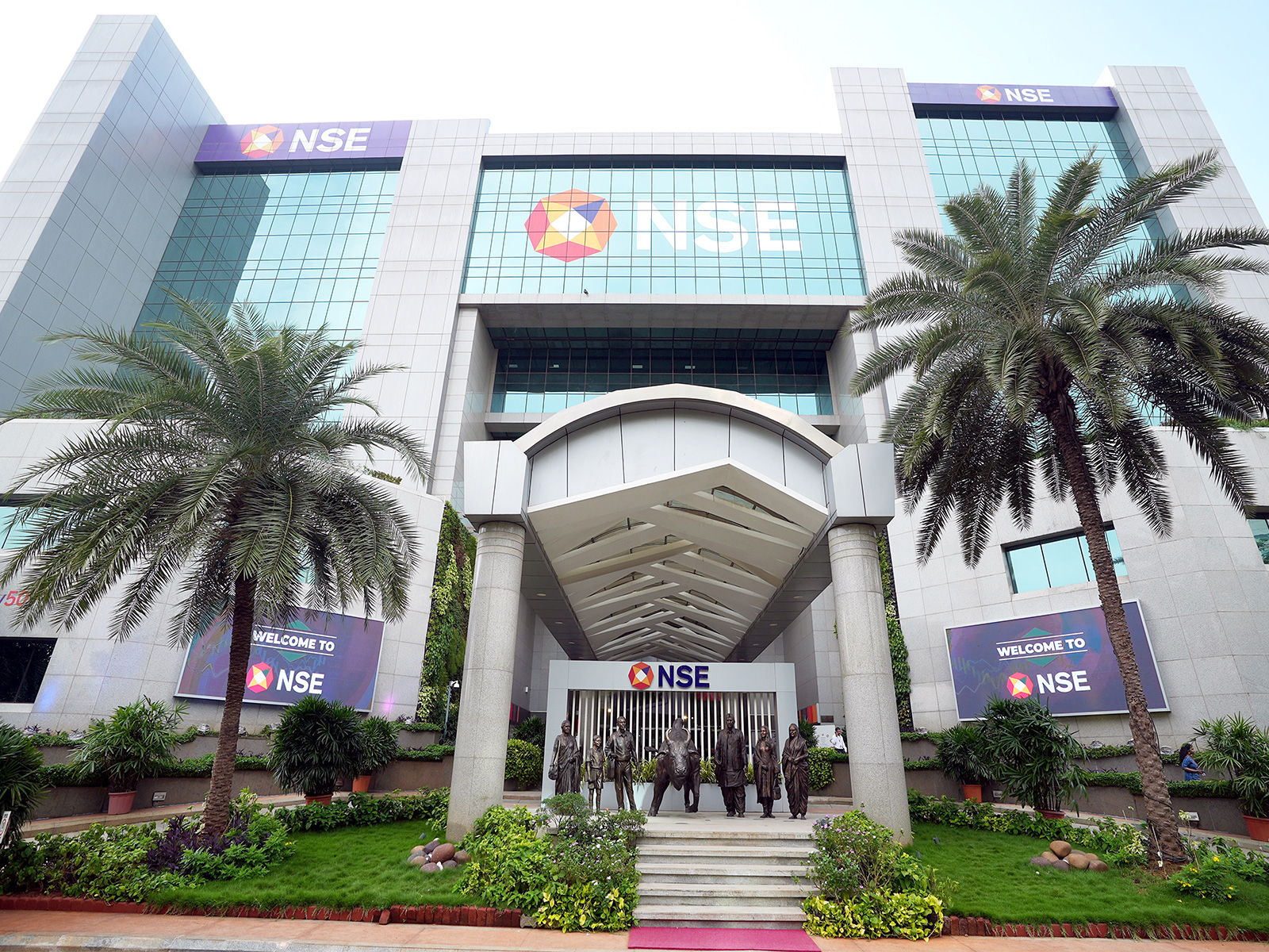 A view of the newly renovated NSE atrium (File Photo/ANI)