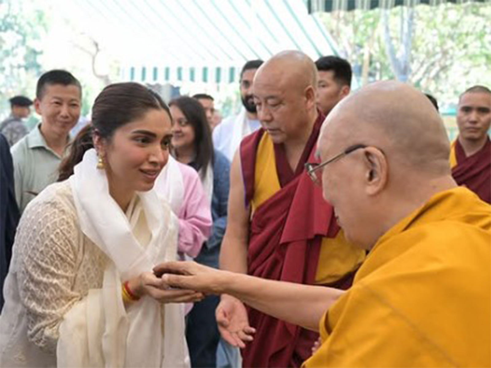 Bhumi Pednekar met with Dalai Lama (Image source: Instagram@bhumisatishpednekkar)