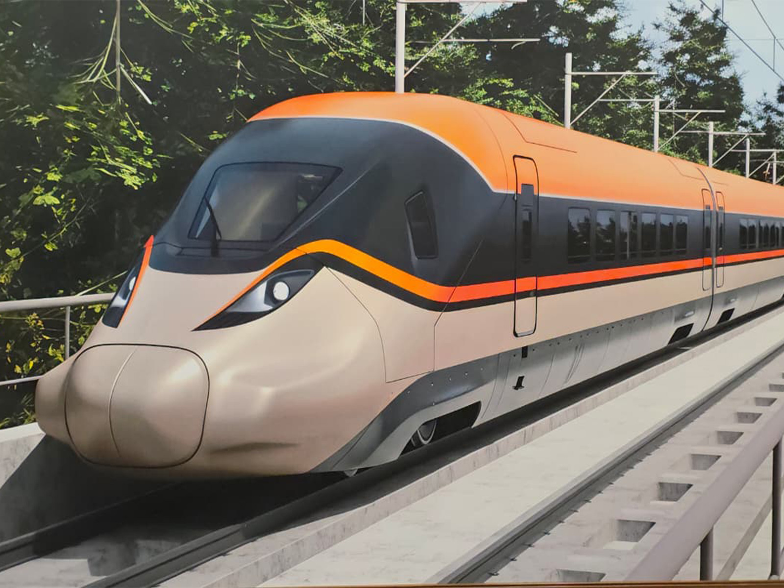 First Look of India's debut Bullet Train (Photo/ANI)