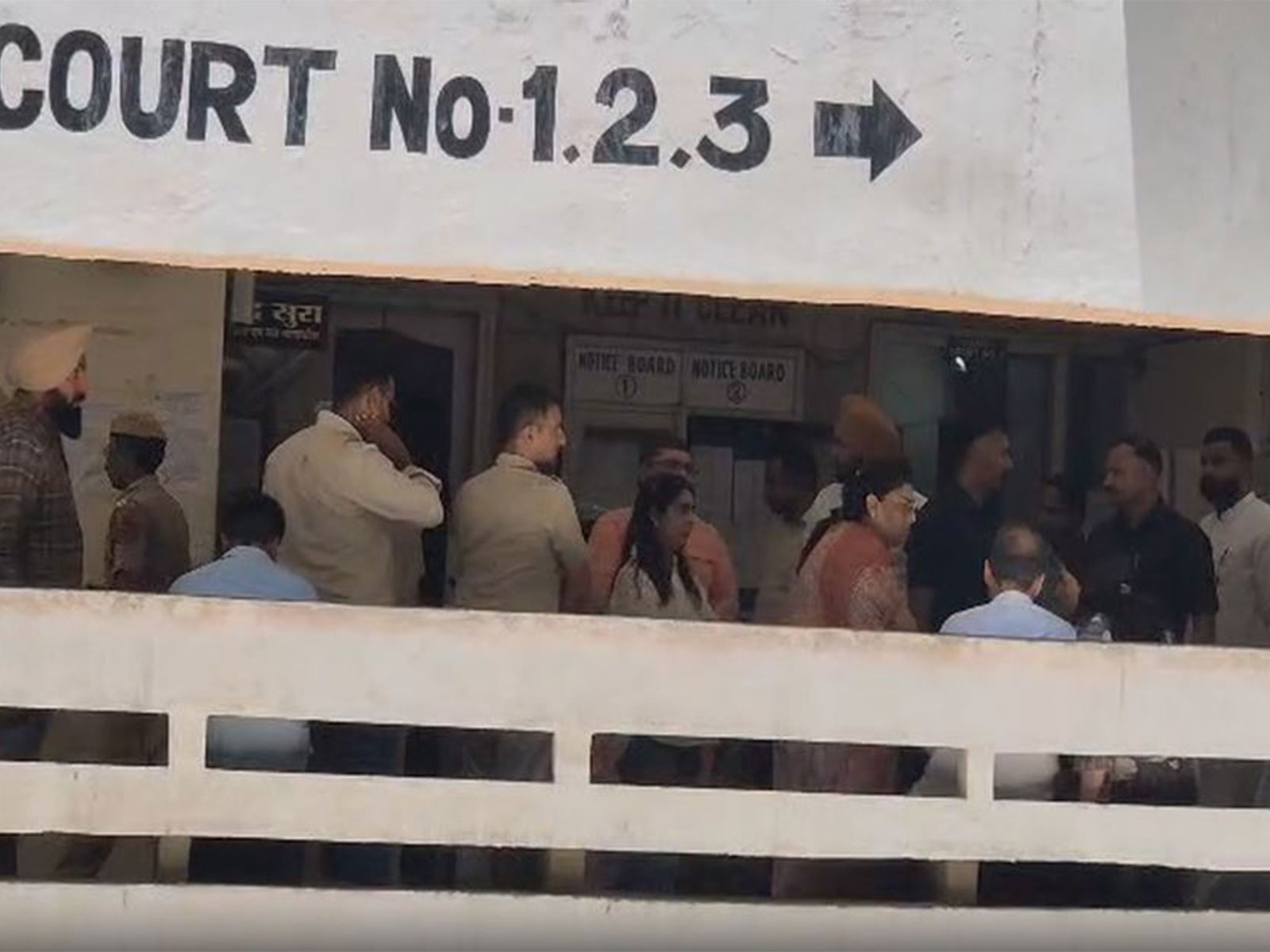 AAP leader Sanjeev Arora being  produced before Gurugram Court by ED (Photo/ANI)