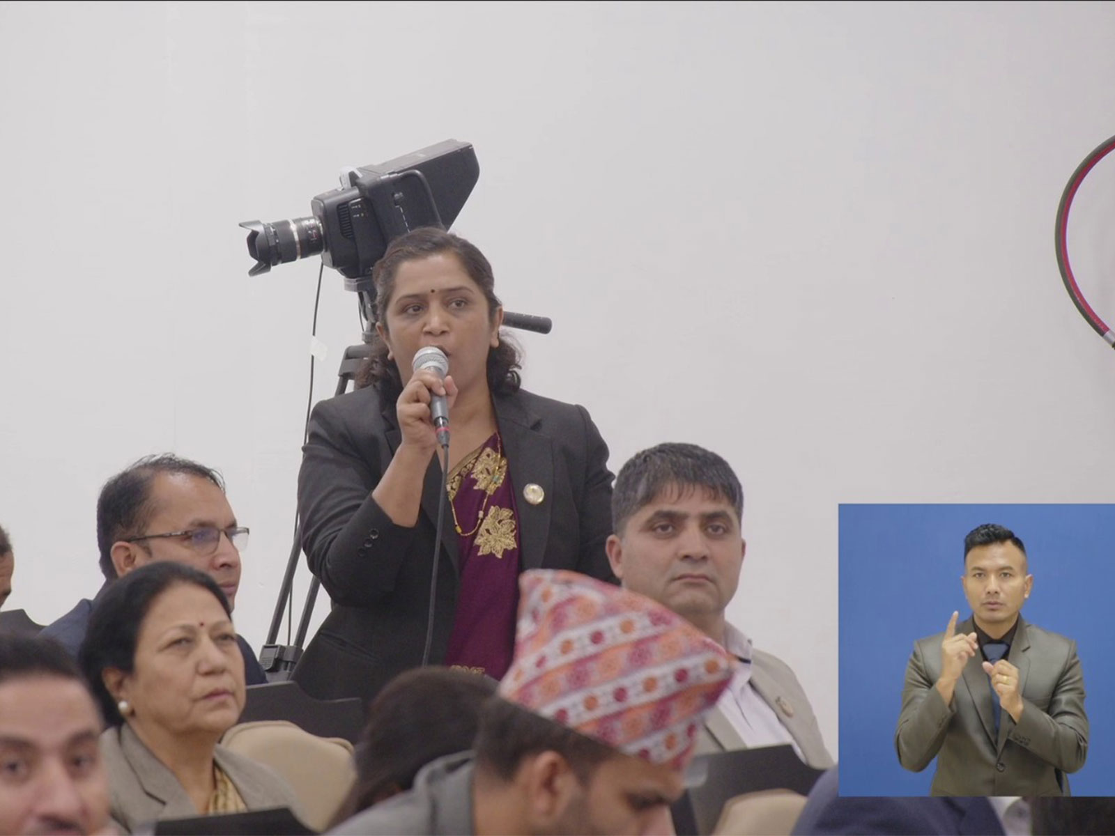 RSP lawmaker Samikshya Bastola address the parliamentary meeting on May 18, 2026. (Photo: Screenshot/Federal Parliament, Nepal)