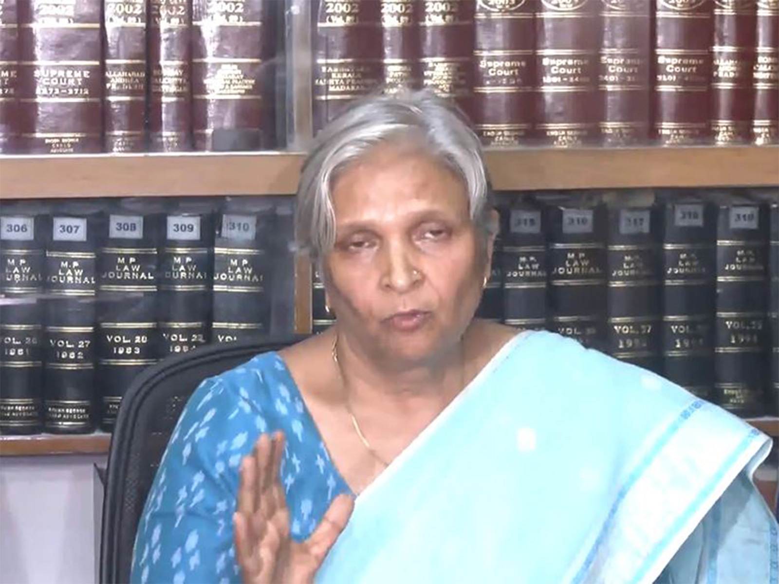 Mother-in-law of the victim and retired judge Giribala Singh (Photo/ANI)