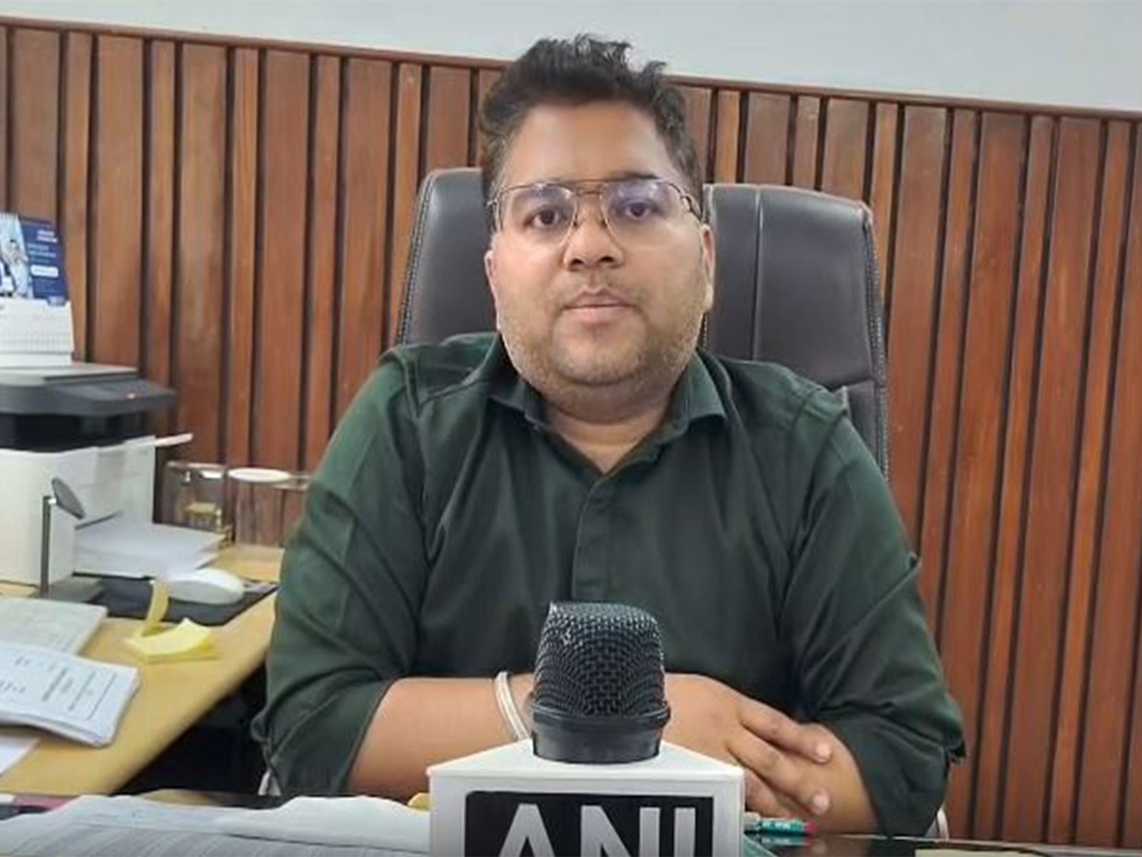 Rudraprayag District Magistrate Vishal Mishra (Photo/ANI)