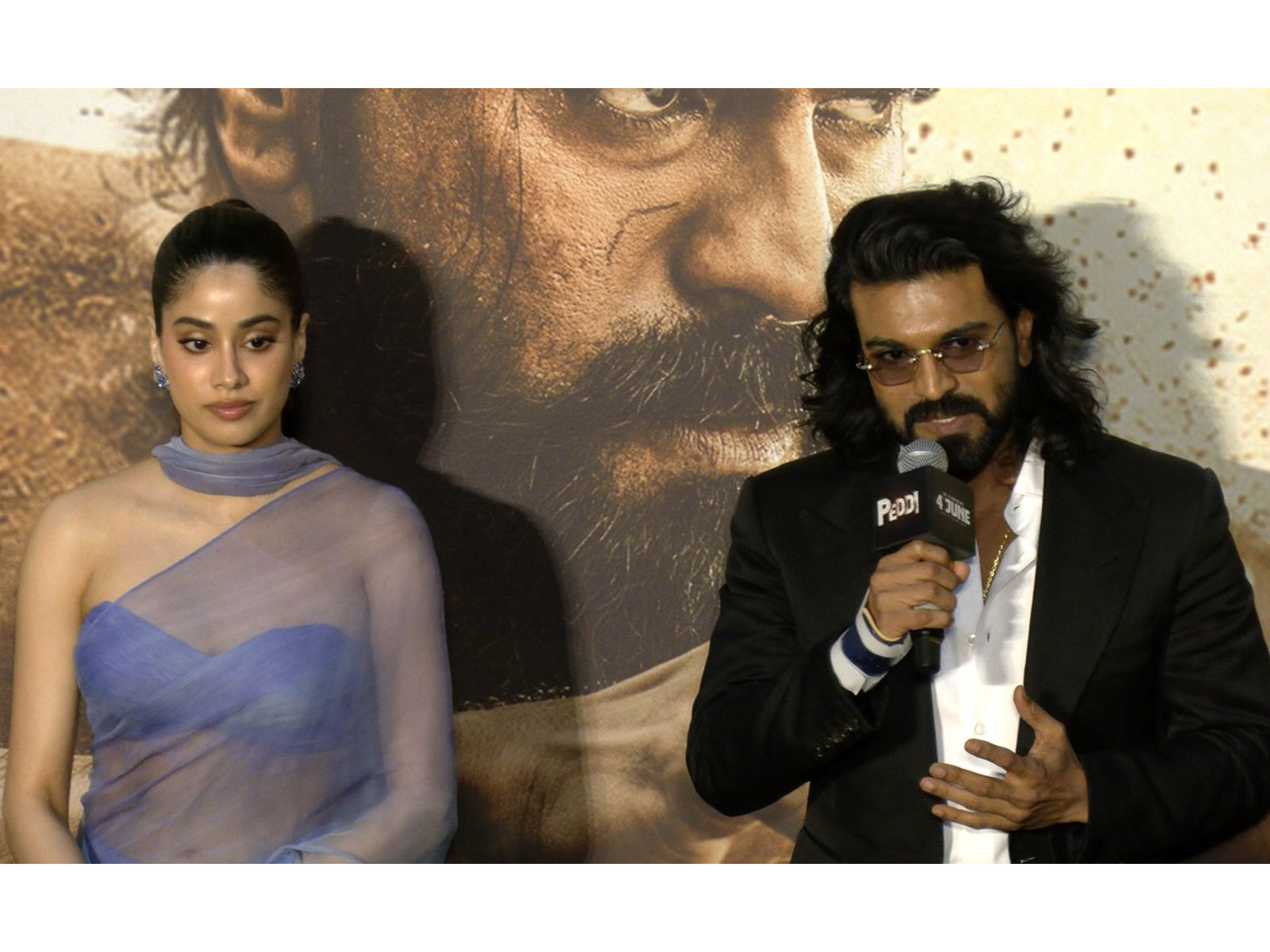 Ram Charan,  Janhvi Kapoor (Photo/ANI)