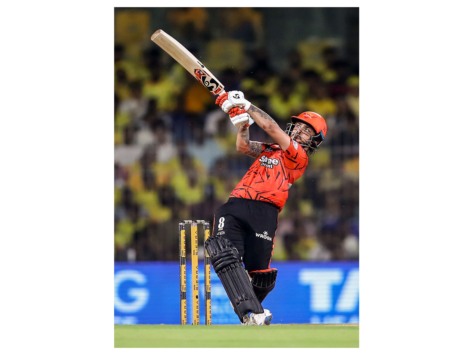 SRH batter Ishan Kishan playing a shot (Photo: ANI)