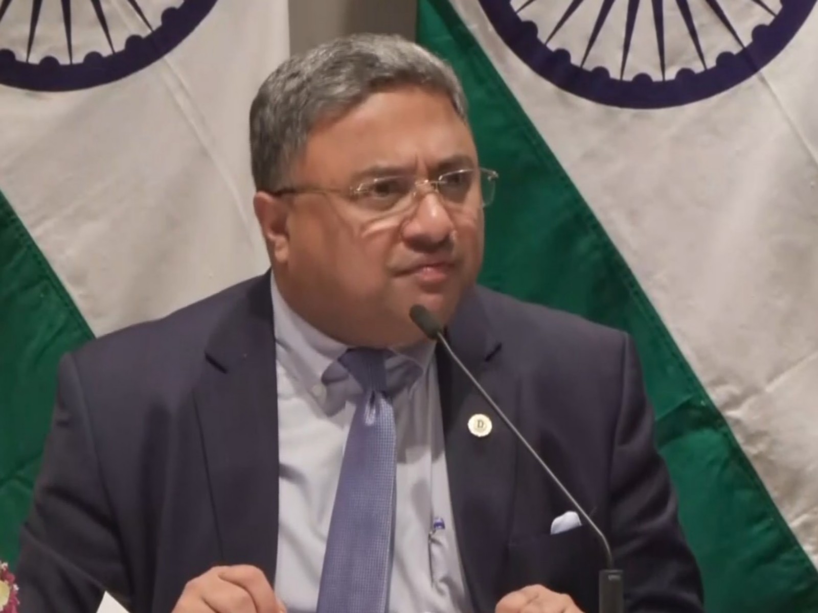 MEA Secretary (West) Sibi George (Photo/ANI)