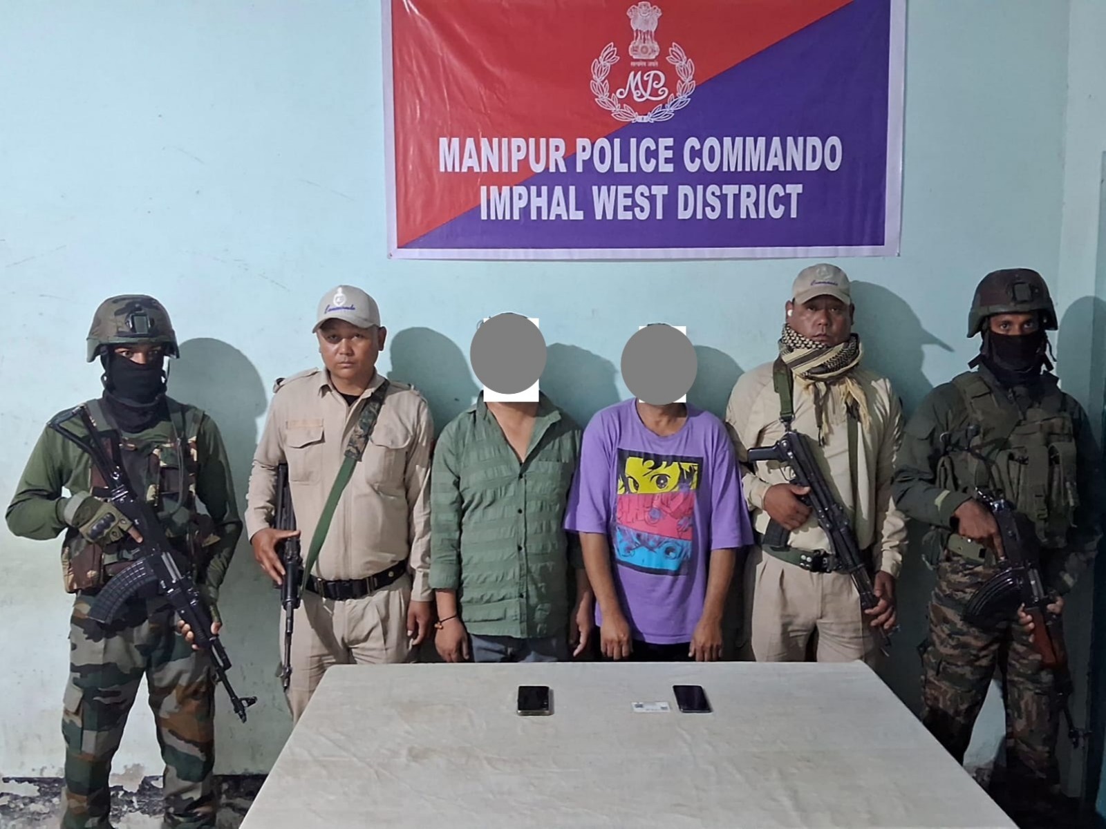 Security forces arrest militant cadres across Manipur (Photo/ANI)