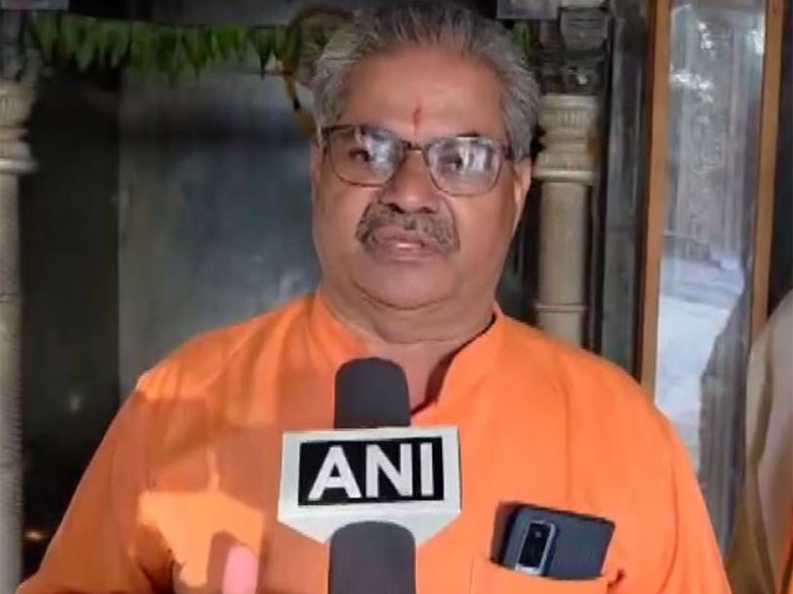 Gopal Sharma Convener, Bhojshala Mukti Yagna (Photo/ANI)