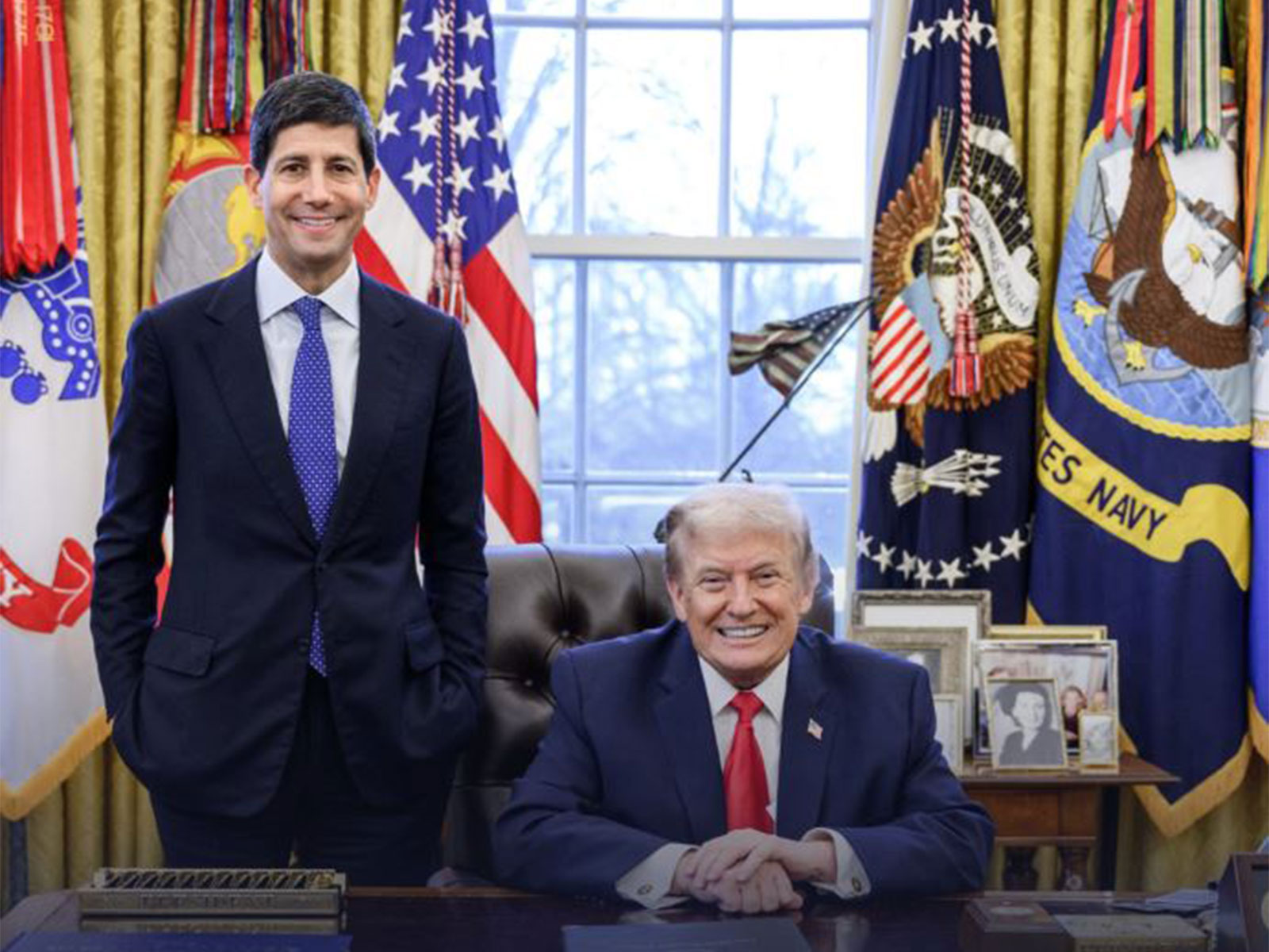Incoming Federal Reserve chair Kevin Warsh with US President Trump (Photo/@WhiteHouse)