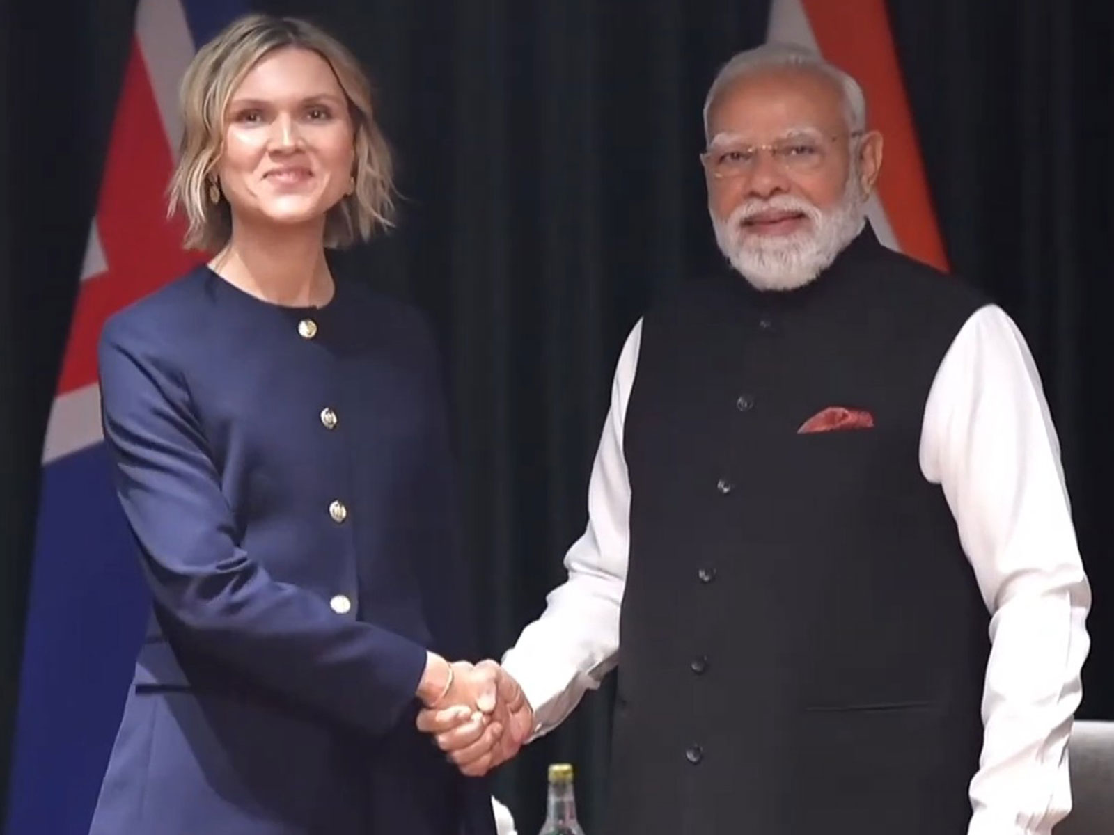 Prime Minister Narendra Modi holds bilateral meeting with Iceland's PM Kristrun Mjoll Frostadottir (Photo/YouTube/NarendraModi)