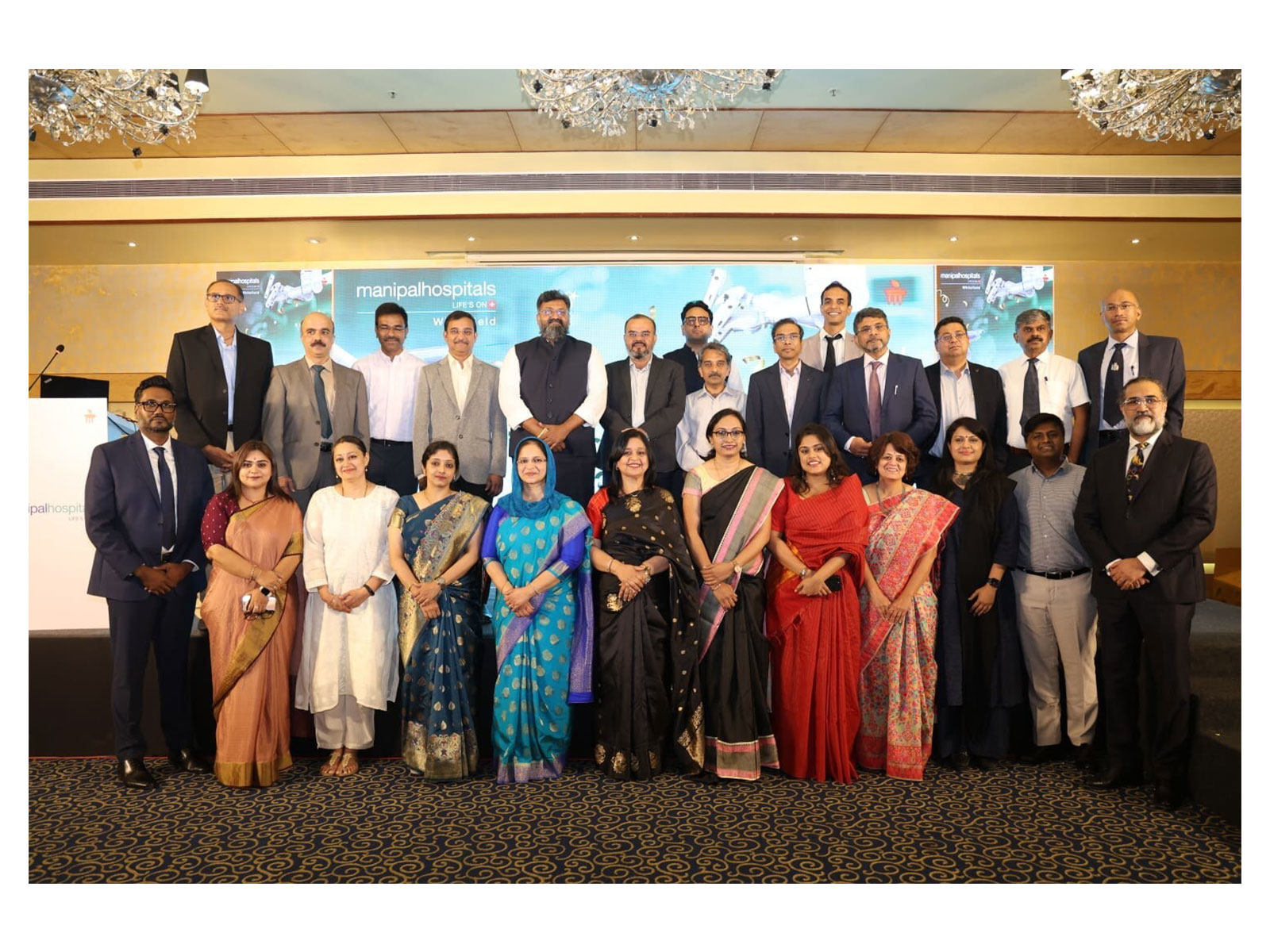 Leaders, clinicians, and experts at Manipal Hospital Whitefield come together to celebrate a landmark achievement in robotic-assisted surgery.