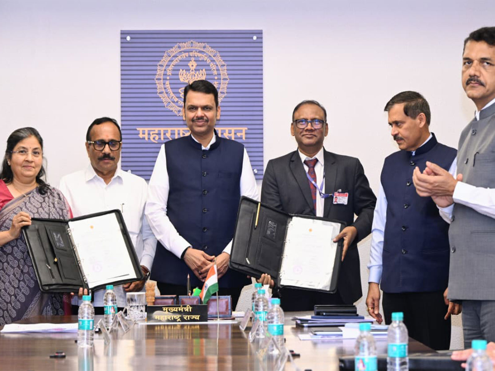 Maharashtra signs MoUs with multiple companies (Photo/ANI)