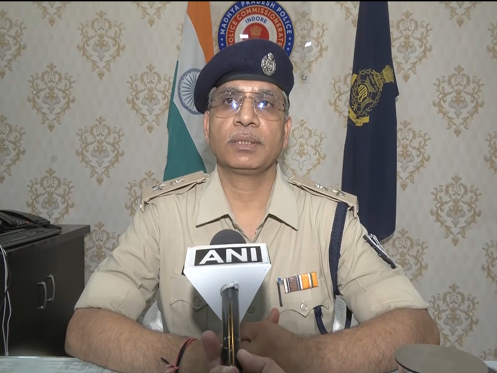 Indore Crime Branch DCP, Rajesh Kumar Tripathi (Photo/ANI)