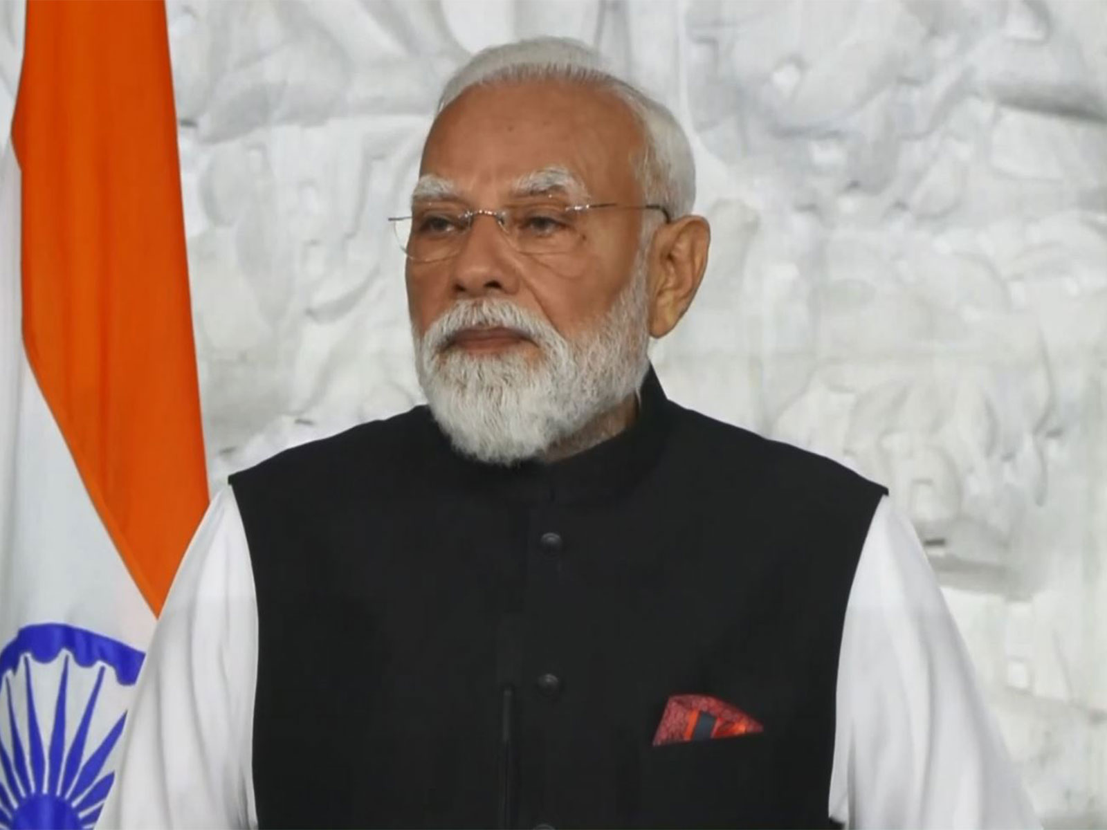 Prime Minister Narendra Modi attends the 3rd India-Nordic Summit in Oslo, Norway, alongside leaders from the Nordic countries. (Photo/ANI)