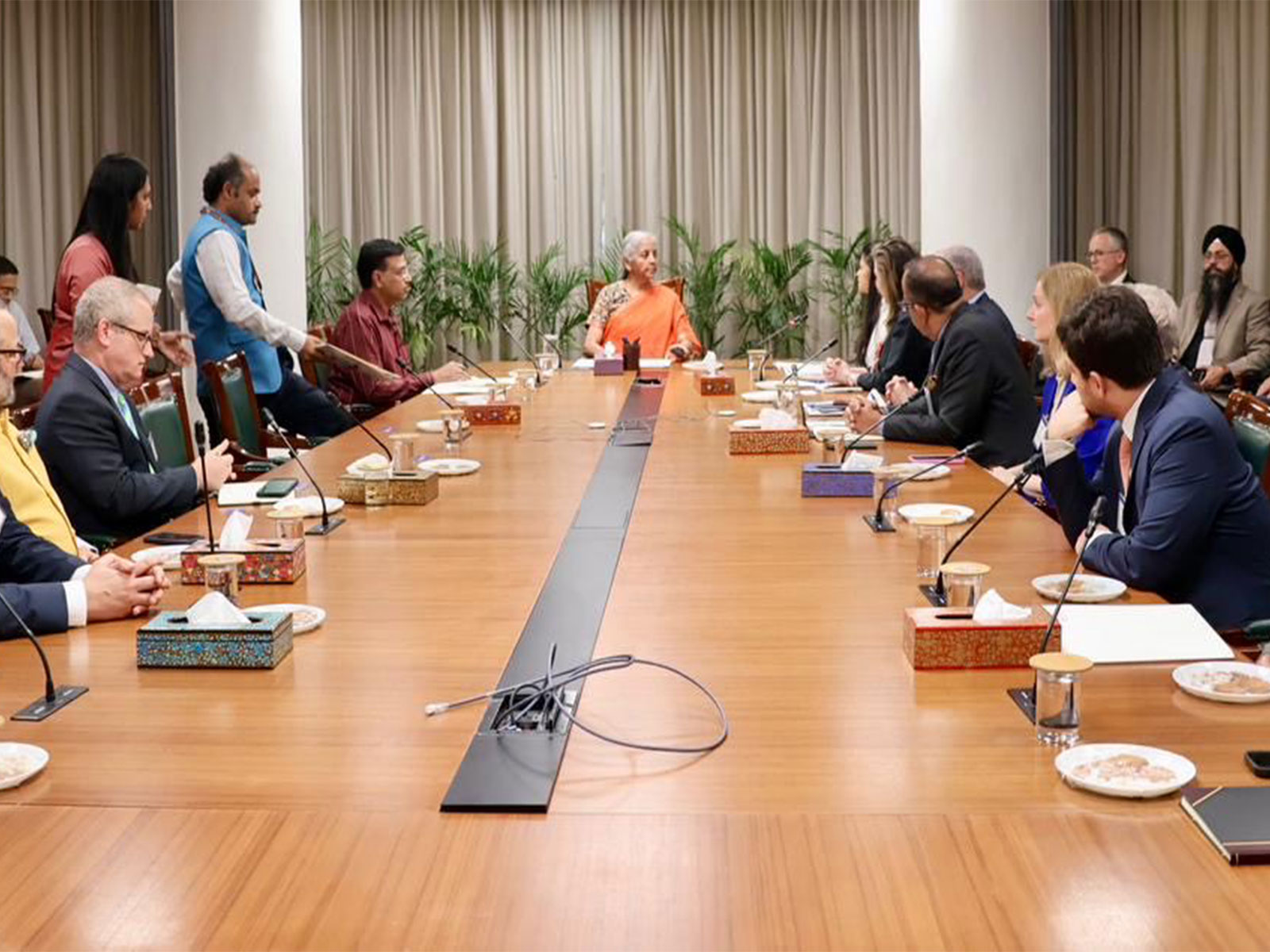 FM Sitharaman holds meeting with US nuclear firms (Photo-Finance Ministry)