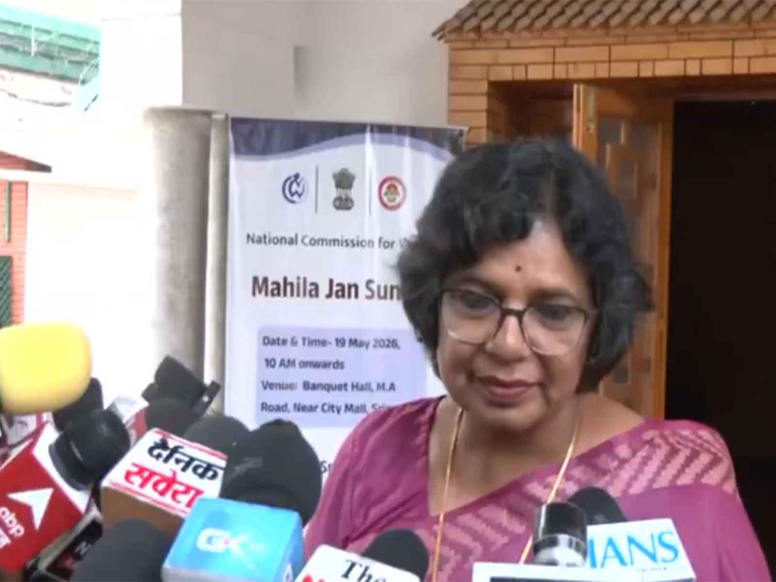 National Commission for Women (NCW) Chairperson Vijaya Kishor Rahatkar (Photo/ANI) 