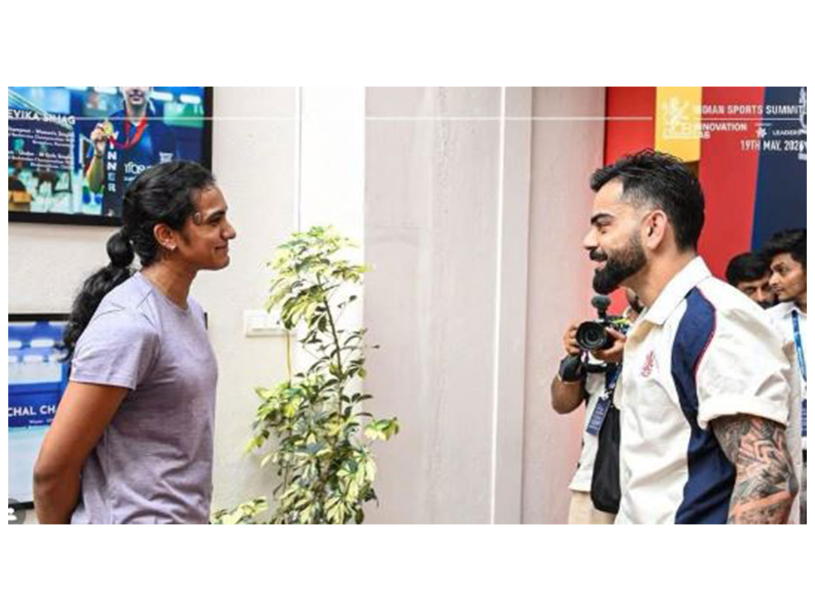 Virat Kohli and PV Sindhu (Image source: Sindhu's Instagram)
