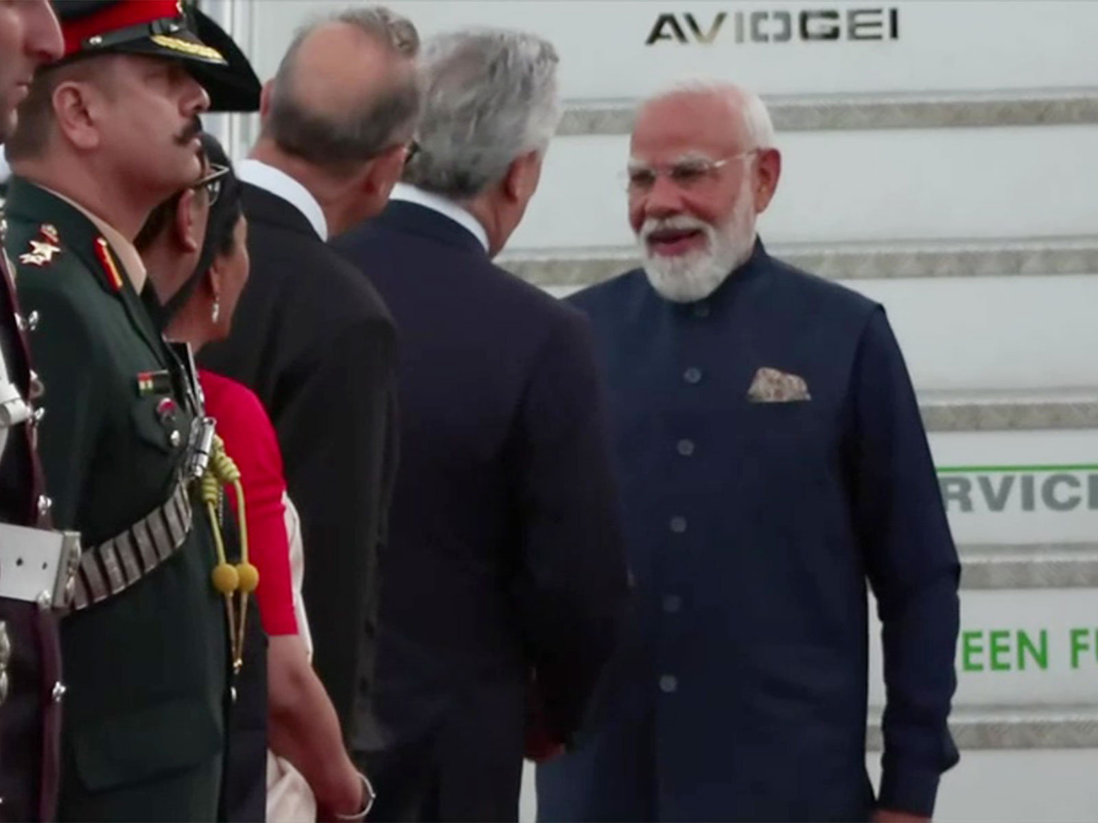 PM Modi arrives in Rome (Photo/ANI)