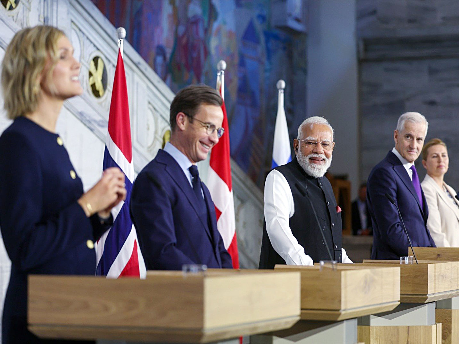 Prime Minister Narendra Modi participates in third India-Nordic summit in Oslo (Photo/ File Photo/ANI)