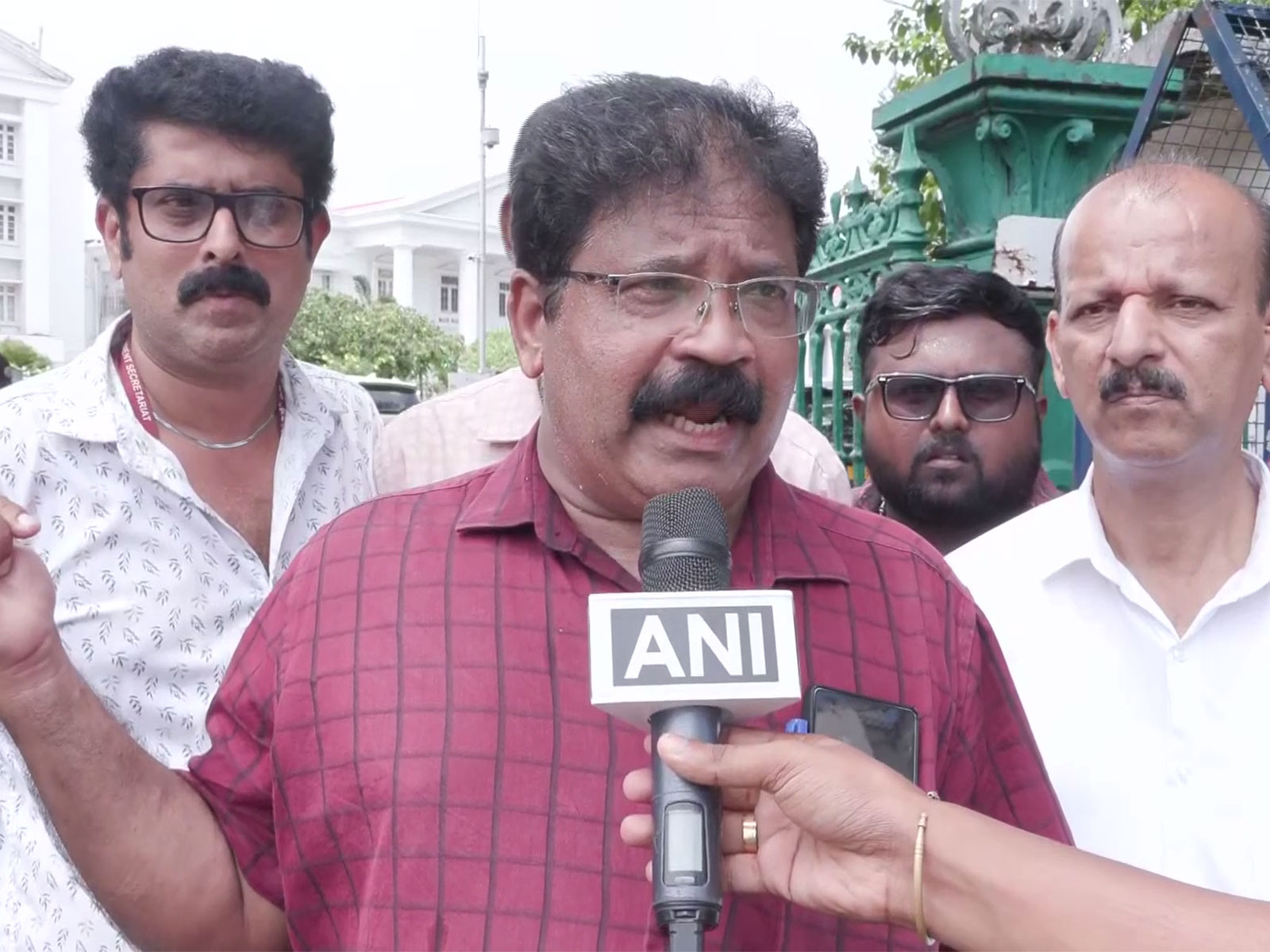 Kerala Secretariat Association President MS Irshad (Photo/ANI)