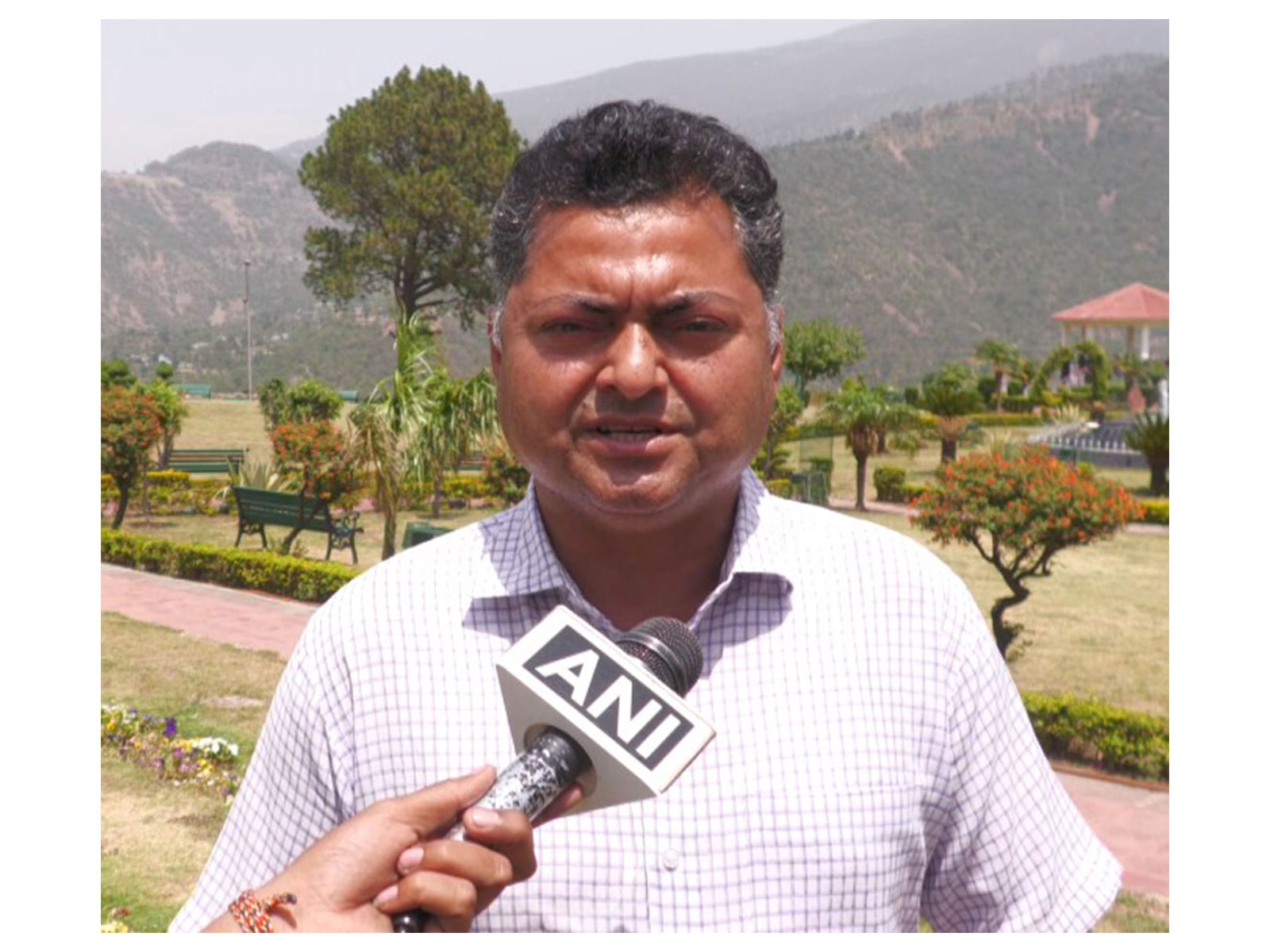Assistant Floriculture Officer Pawan Kumar (Photo/ANI)